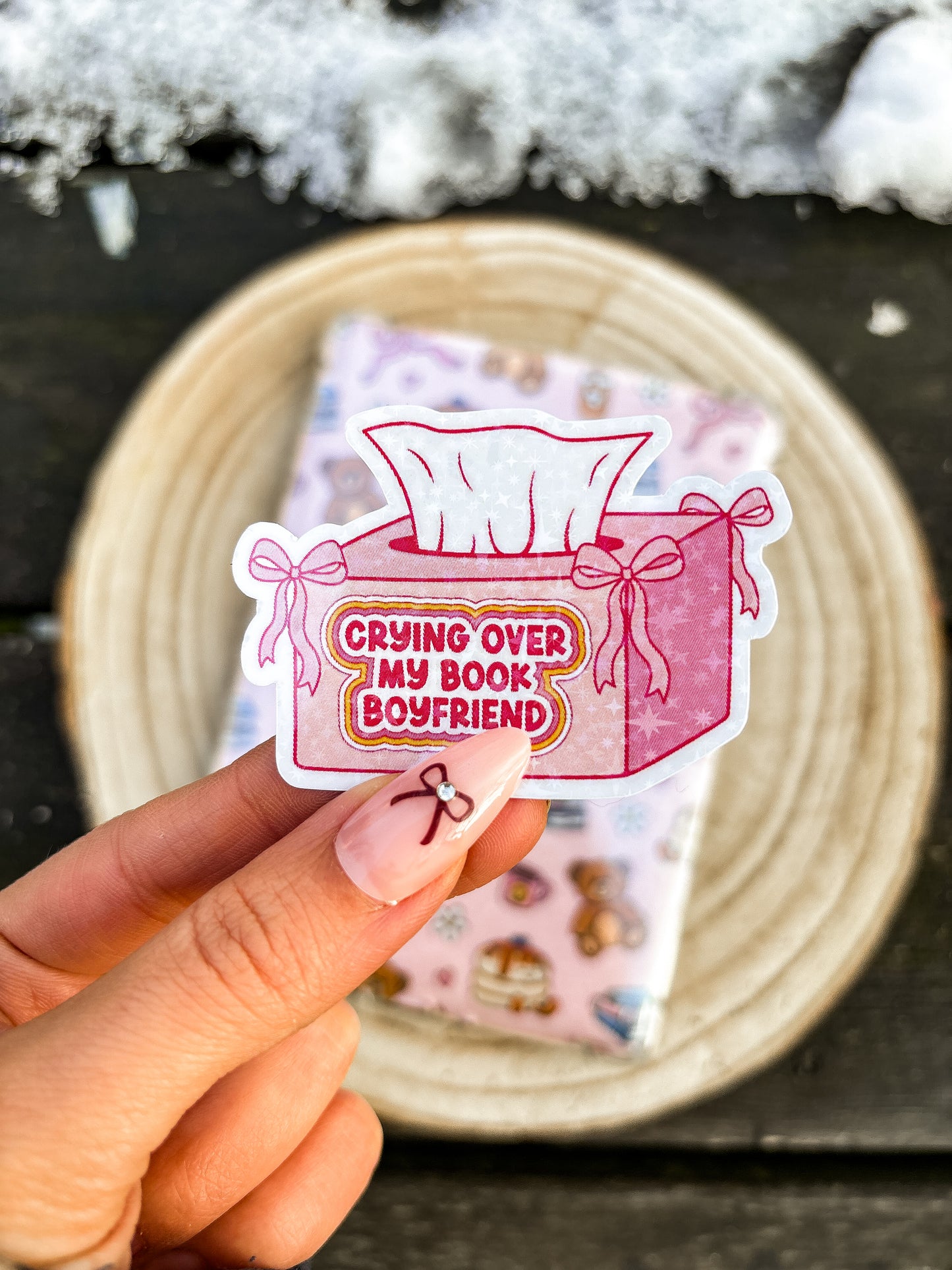 Book boyfriend Vinyl sticker