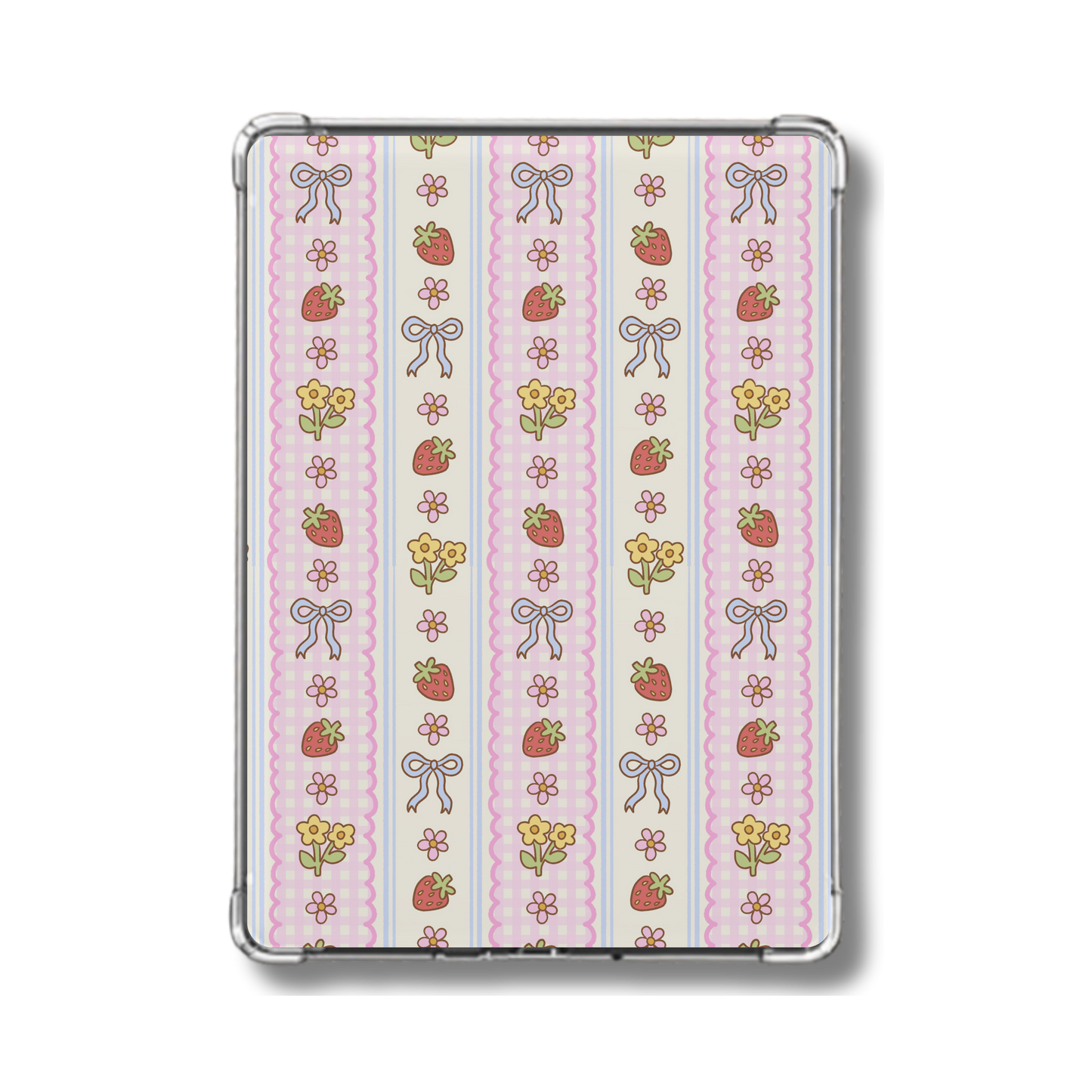 Cottage Floral and Strawberry Holographic Insert