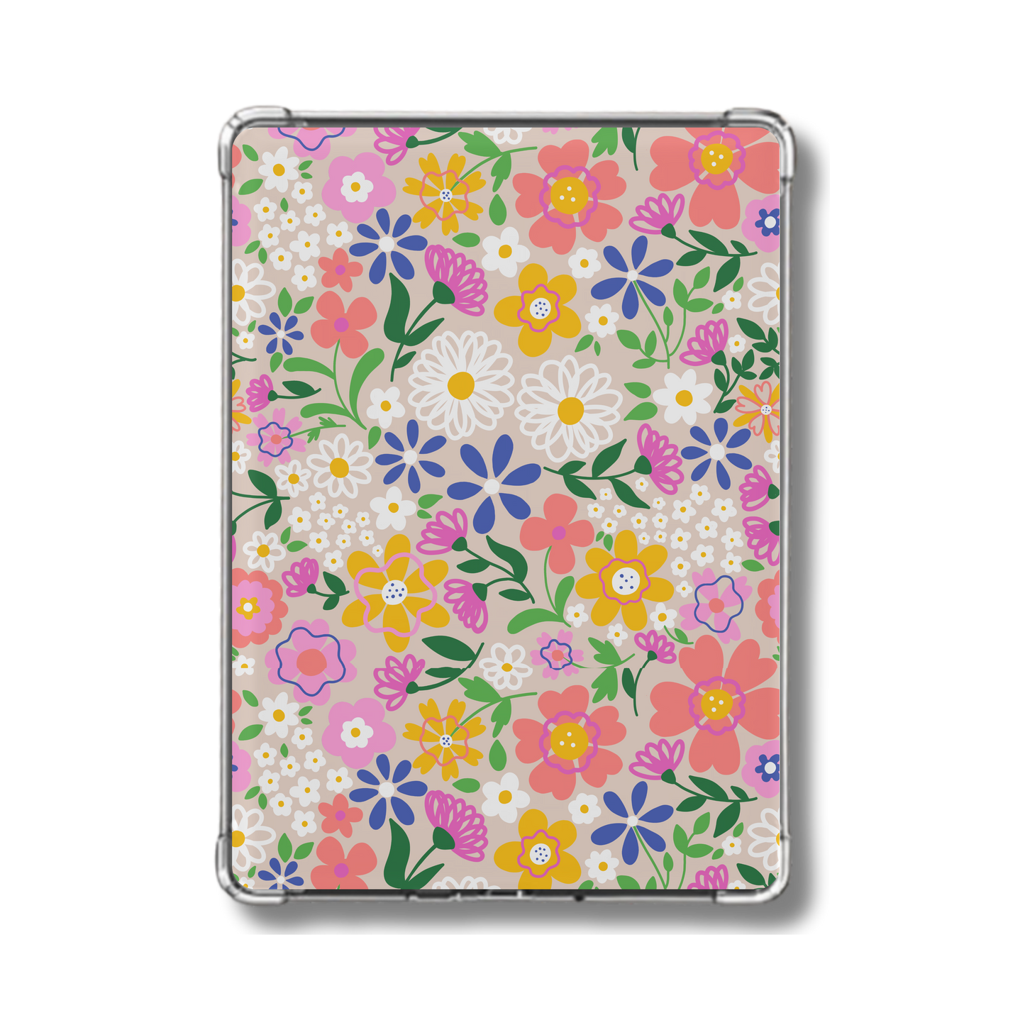 Spring Floral Holographic Insert