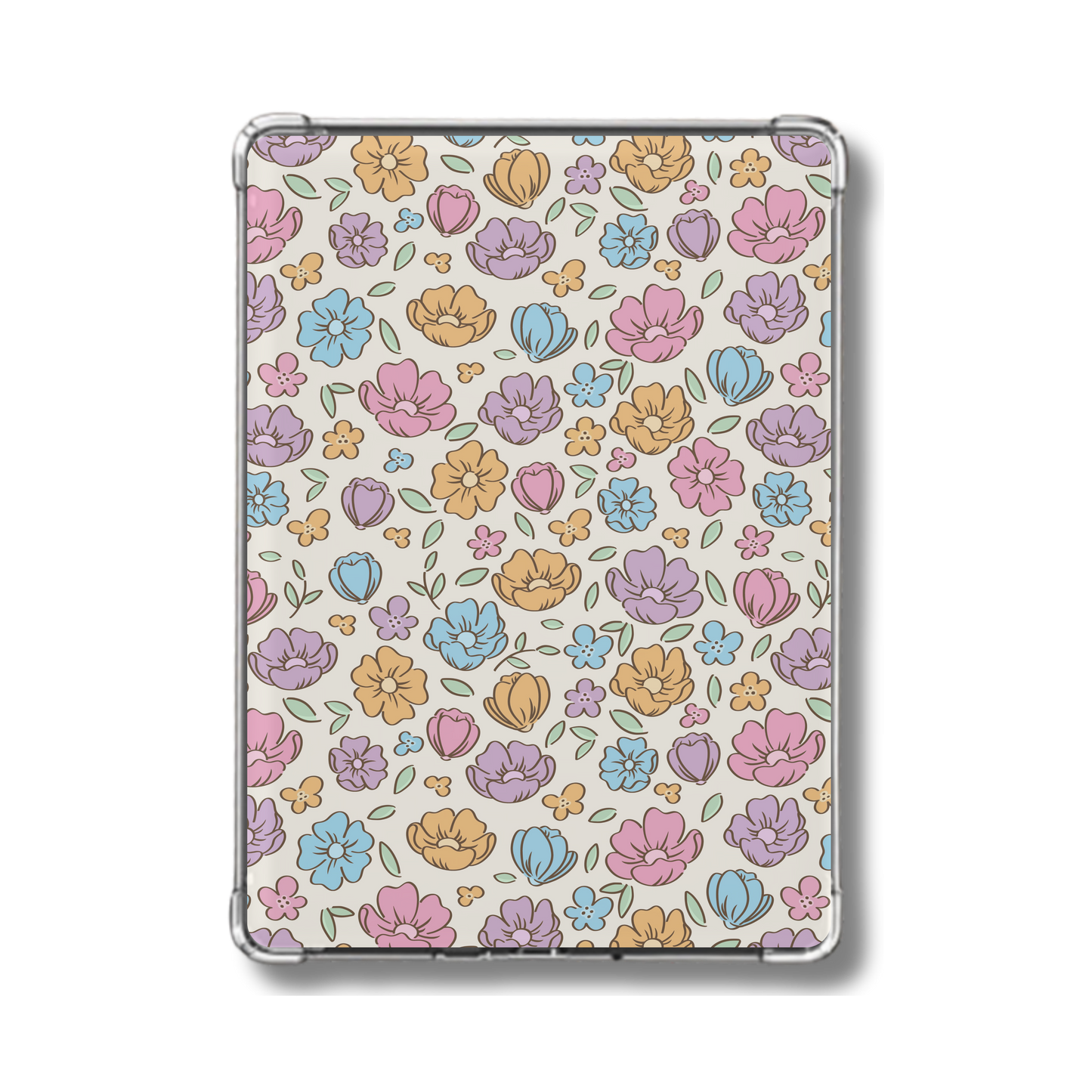 Spring Floral Holographic Insert