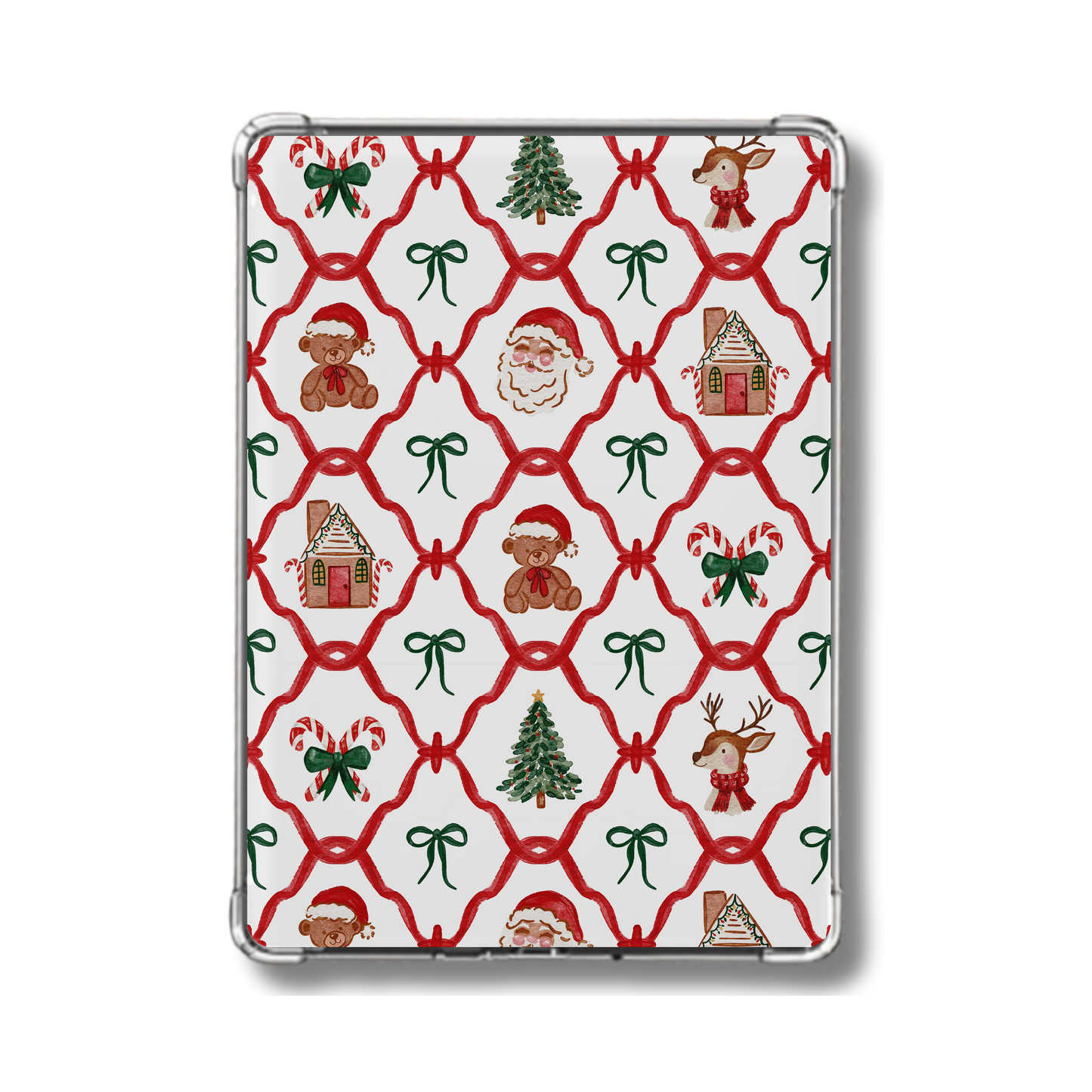 Santa Trellis Holographic Insert