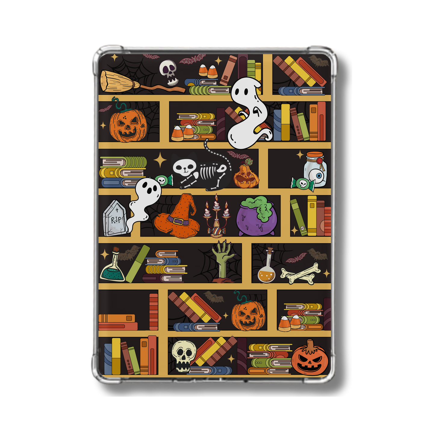 Haunted Bookshelf Holographic Insert