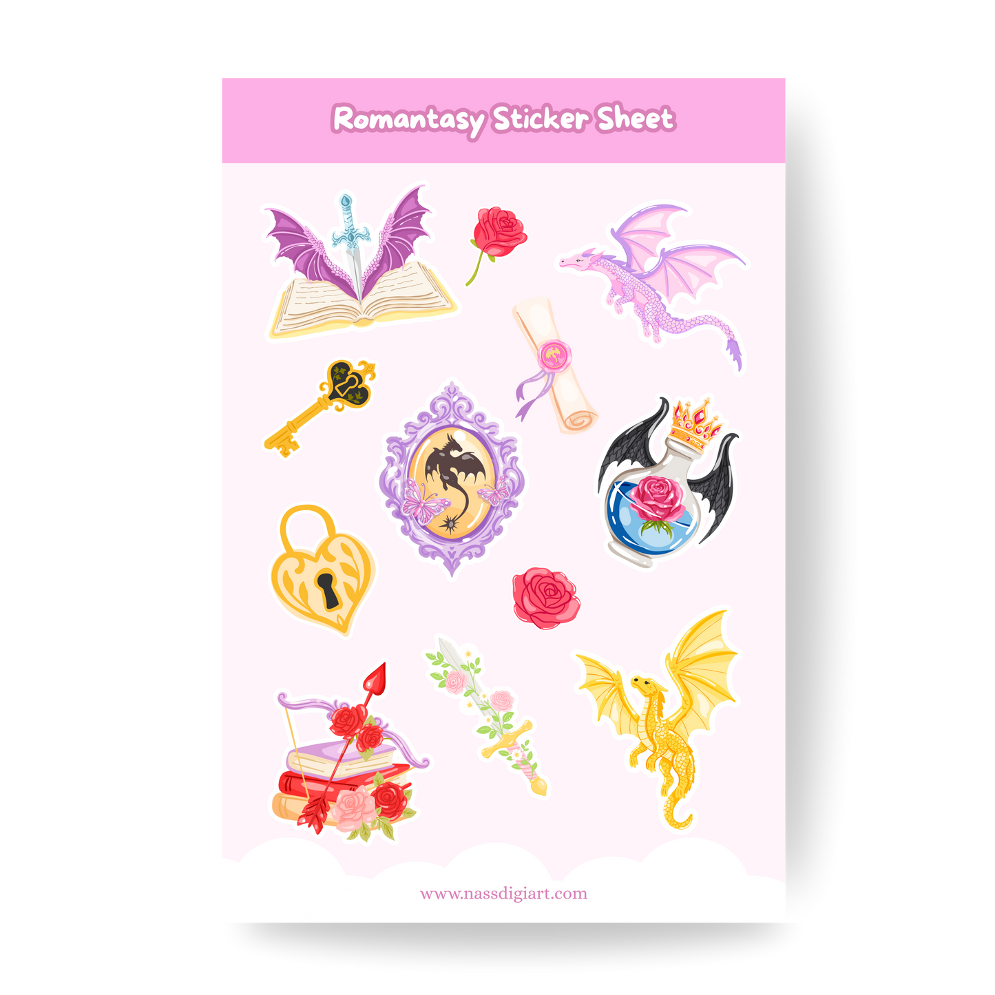 Romantasy Sticker Sheet