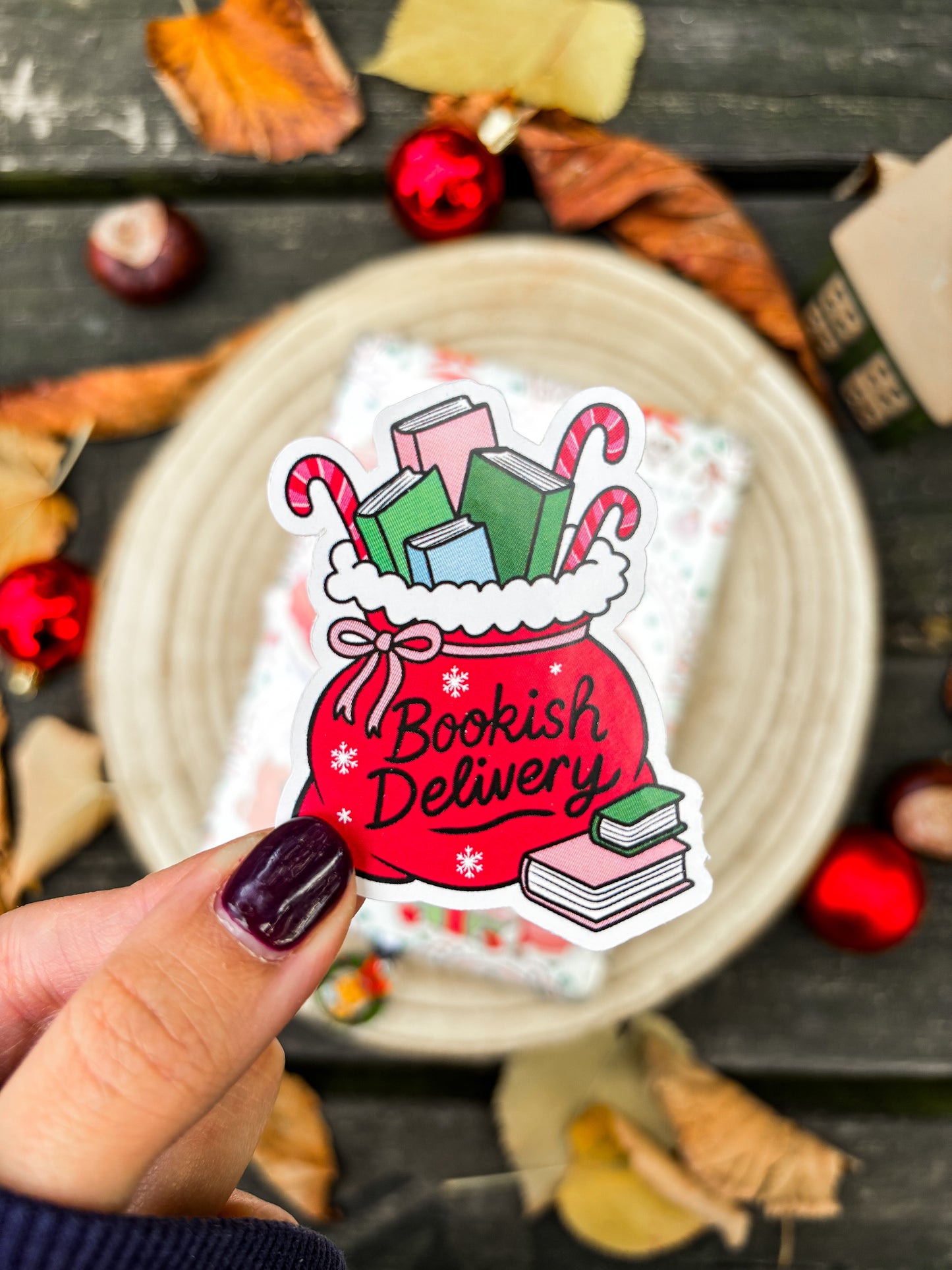 Bookish Delivery Vinyl Sticker