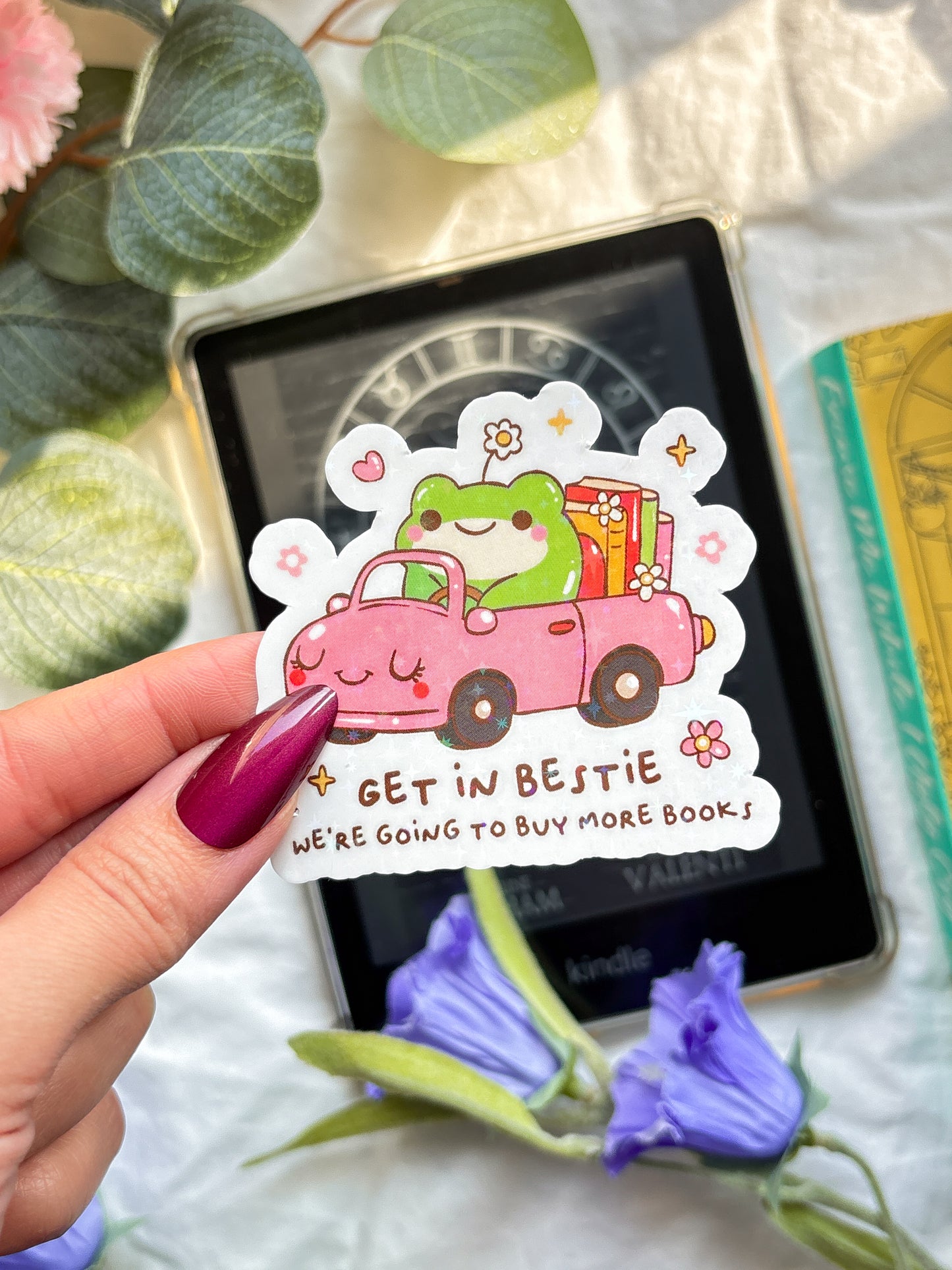 Buy more books Vinyl Sticker