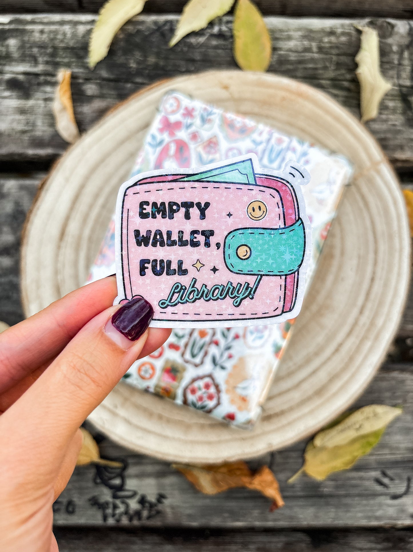 Empty Wallet Vinyl Sticker
