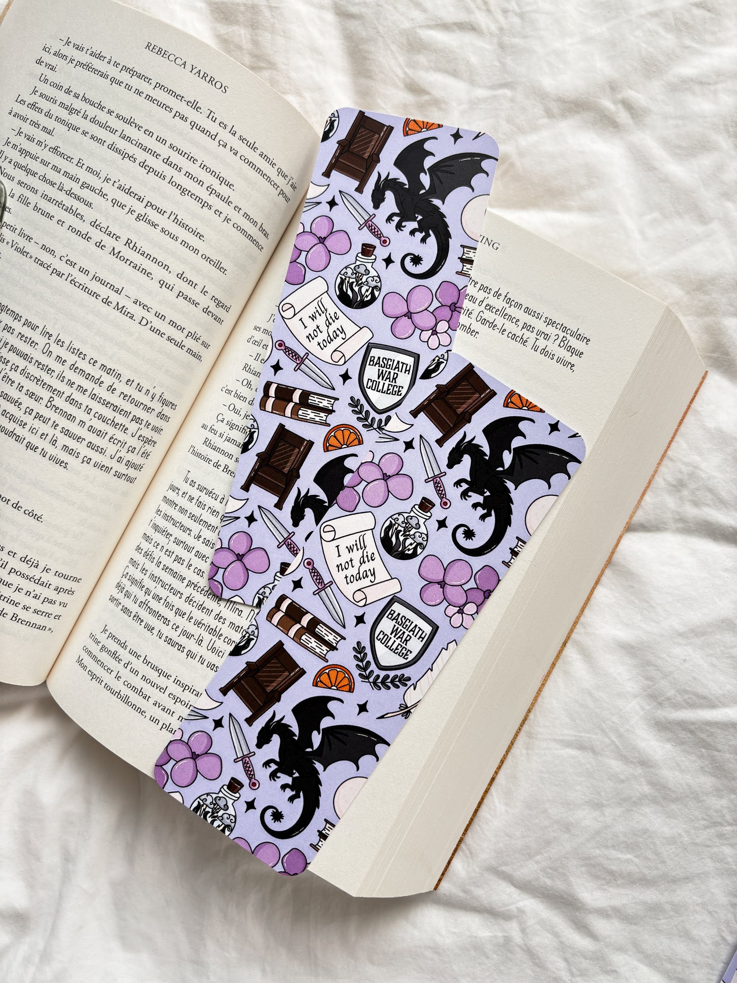 Fourth wing bookmark