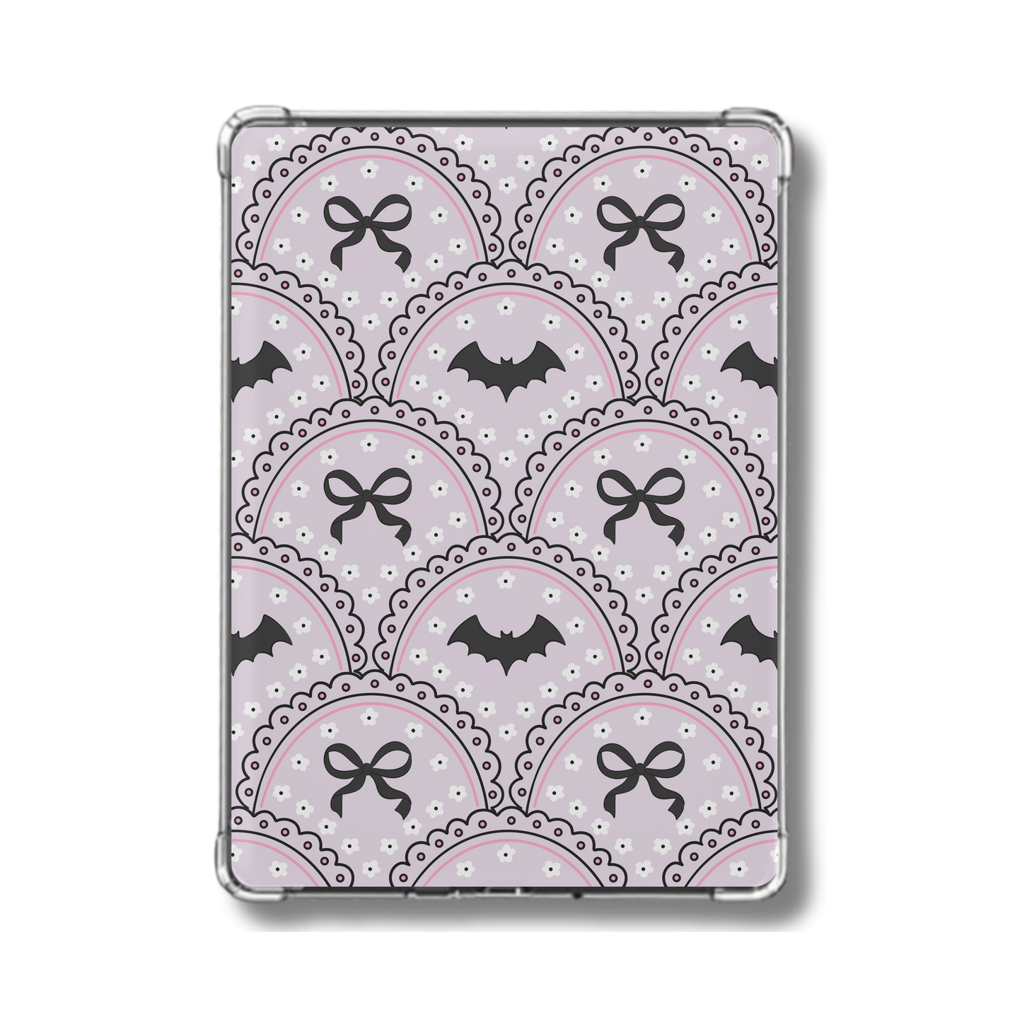 Purple Bat and Bow Holographic Insert