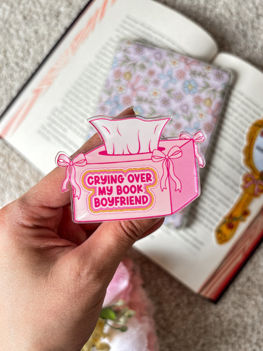 Crying Over My Book Boyfriend Magnetic Grip