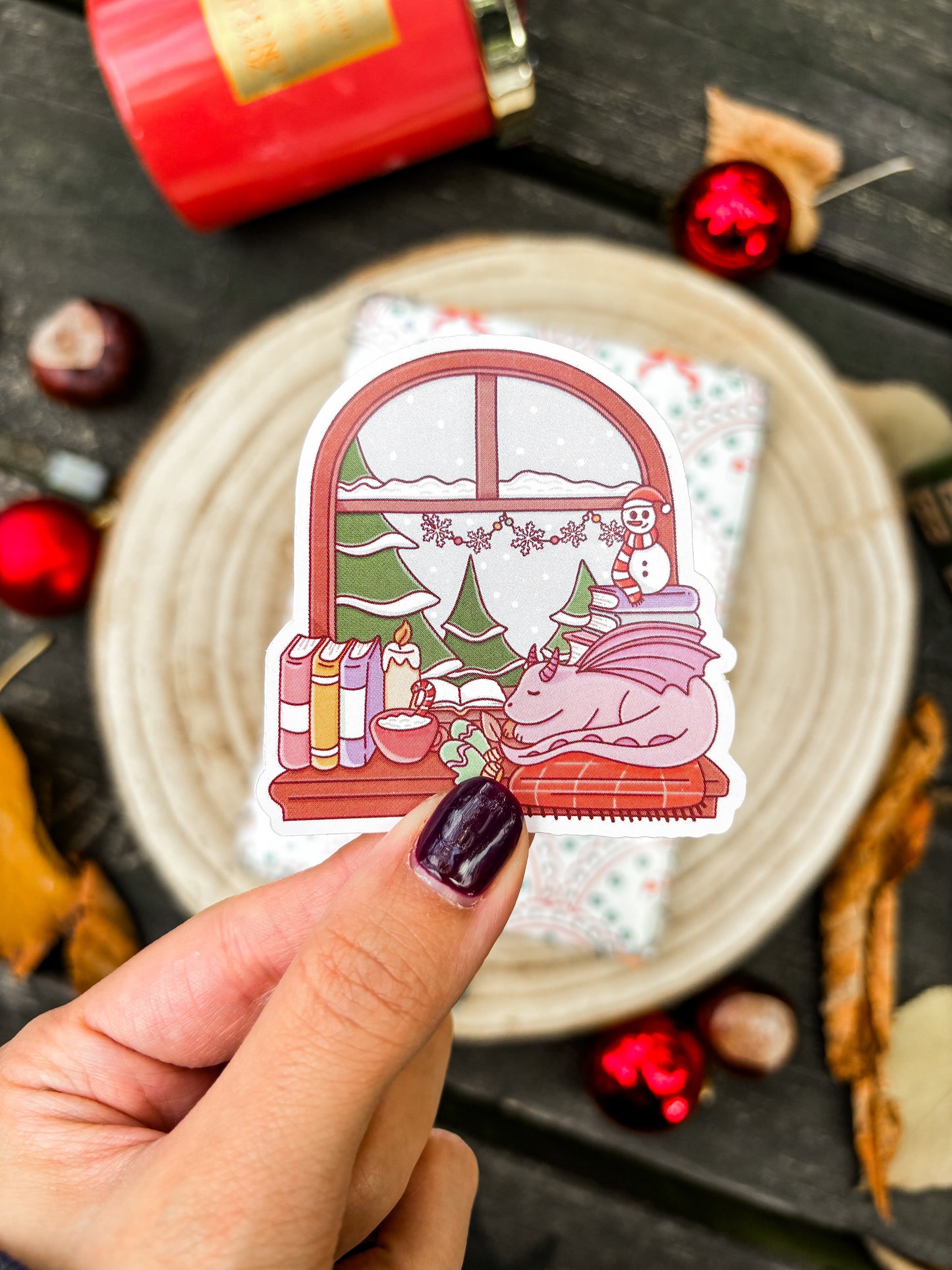 Winter Fantasy Window Vinyl Sticker