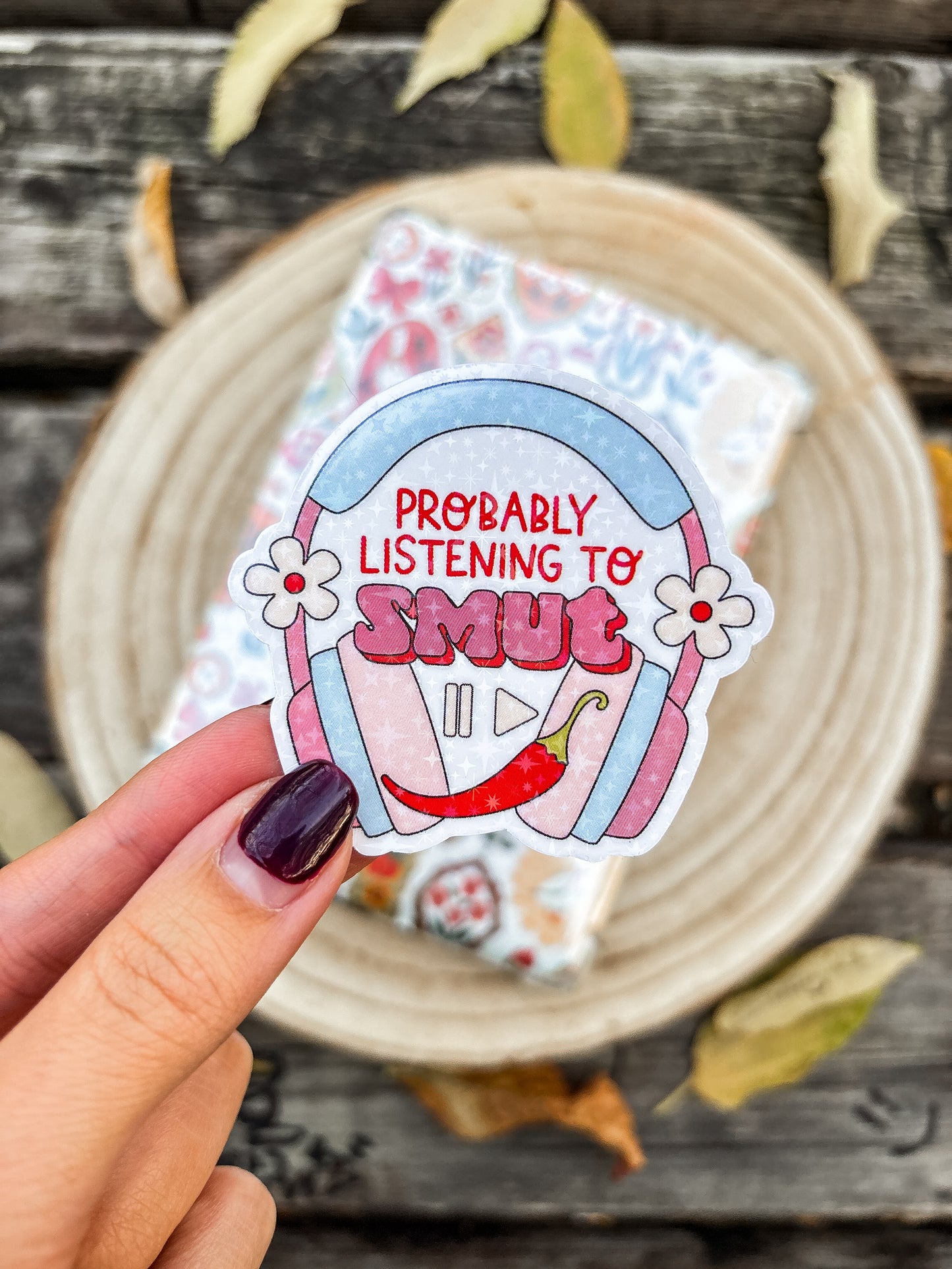 Smut Audiobook Vinyl Sticker