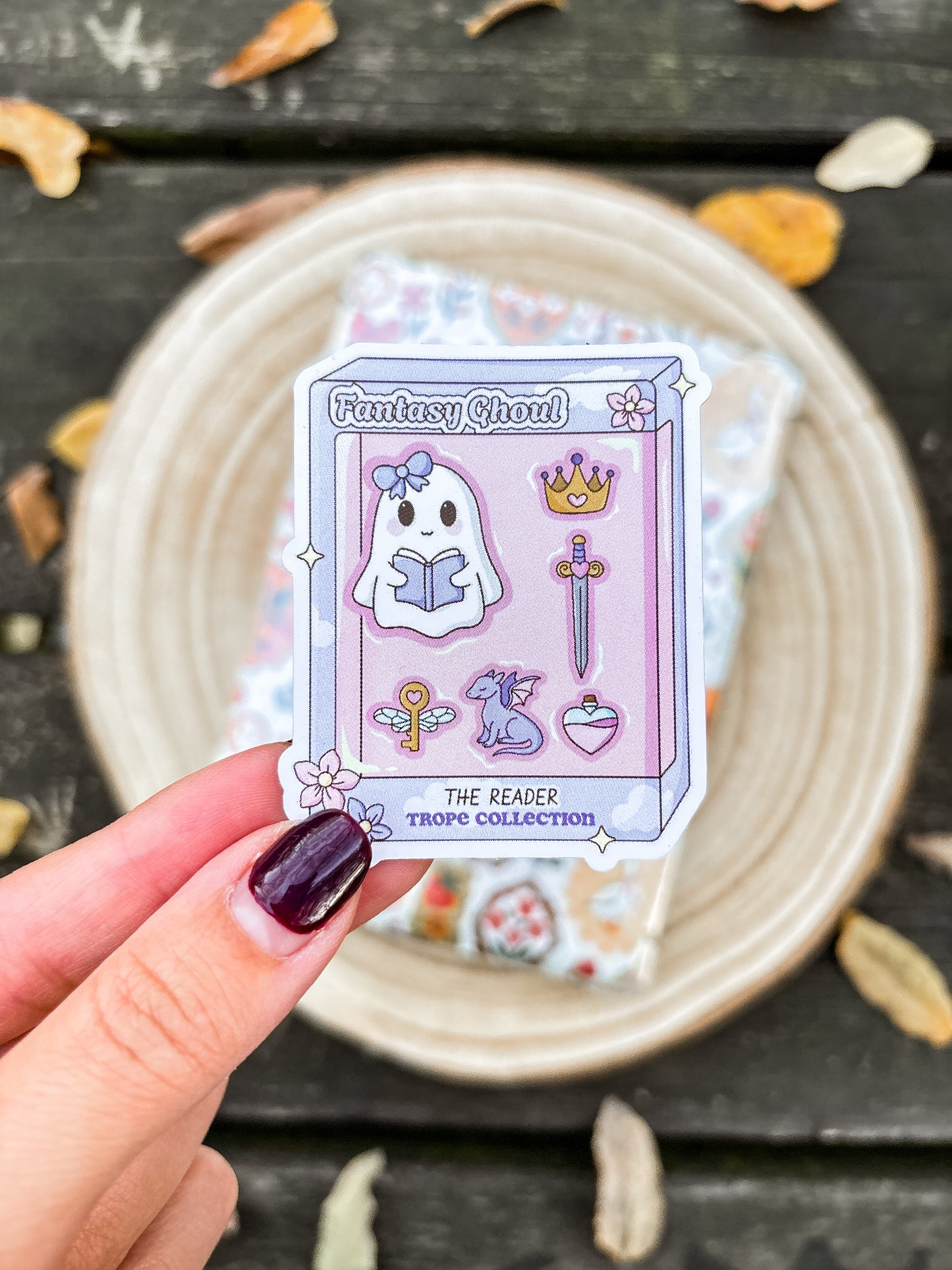 Fantasy Ghoul Vinyl Sticker