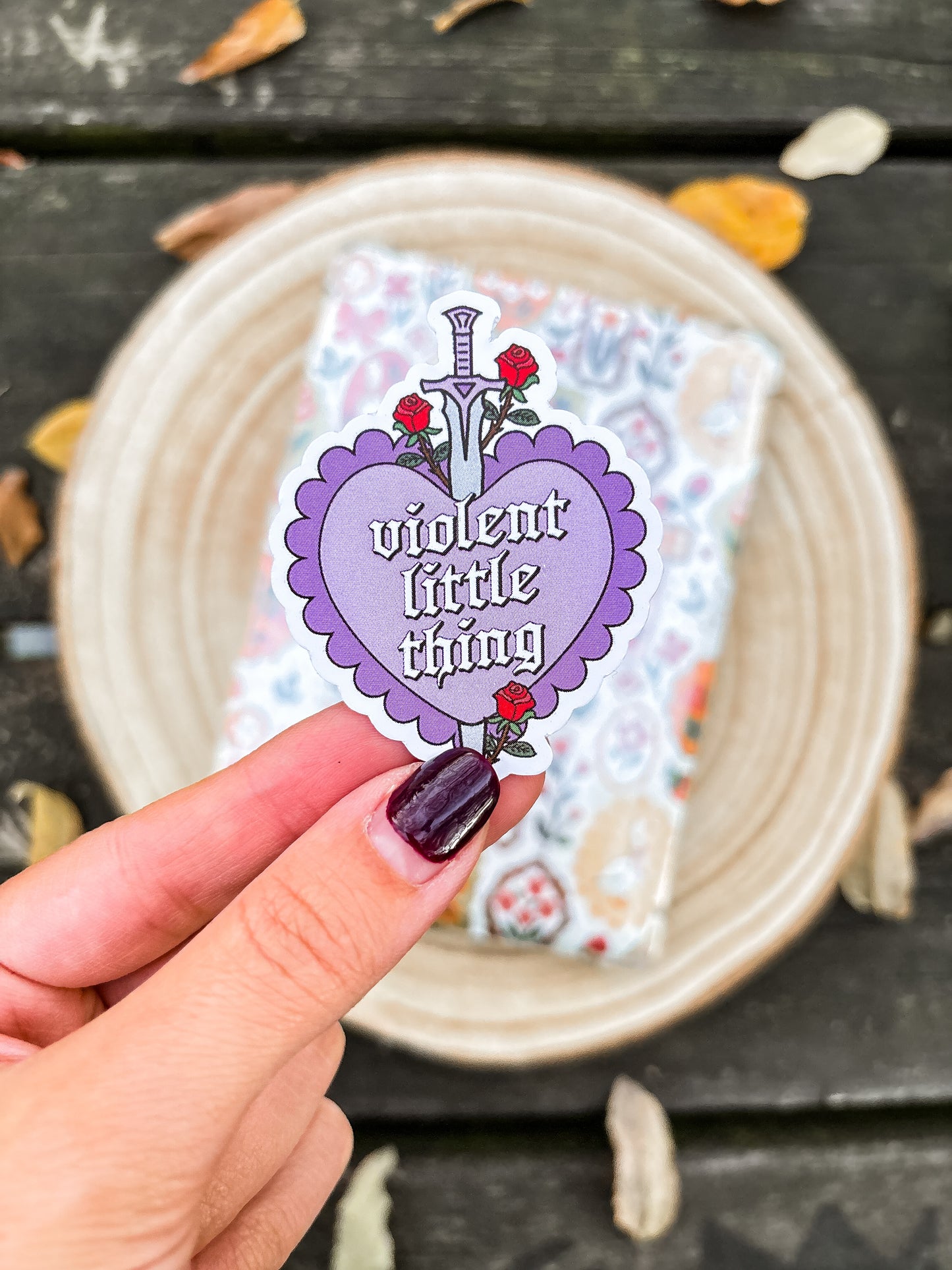 Violent Little Thing Vinyl Sticker