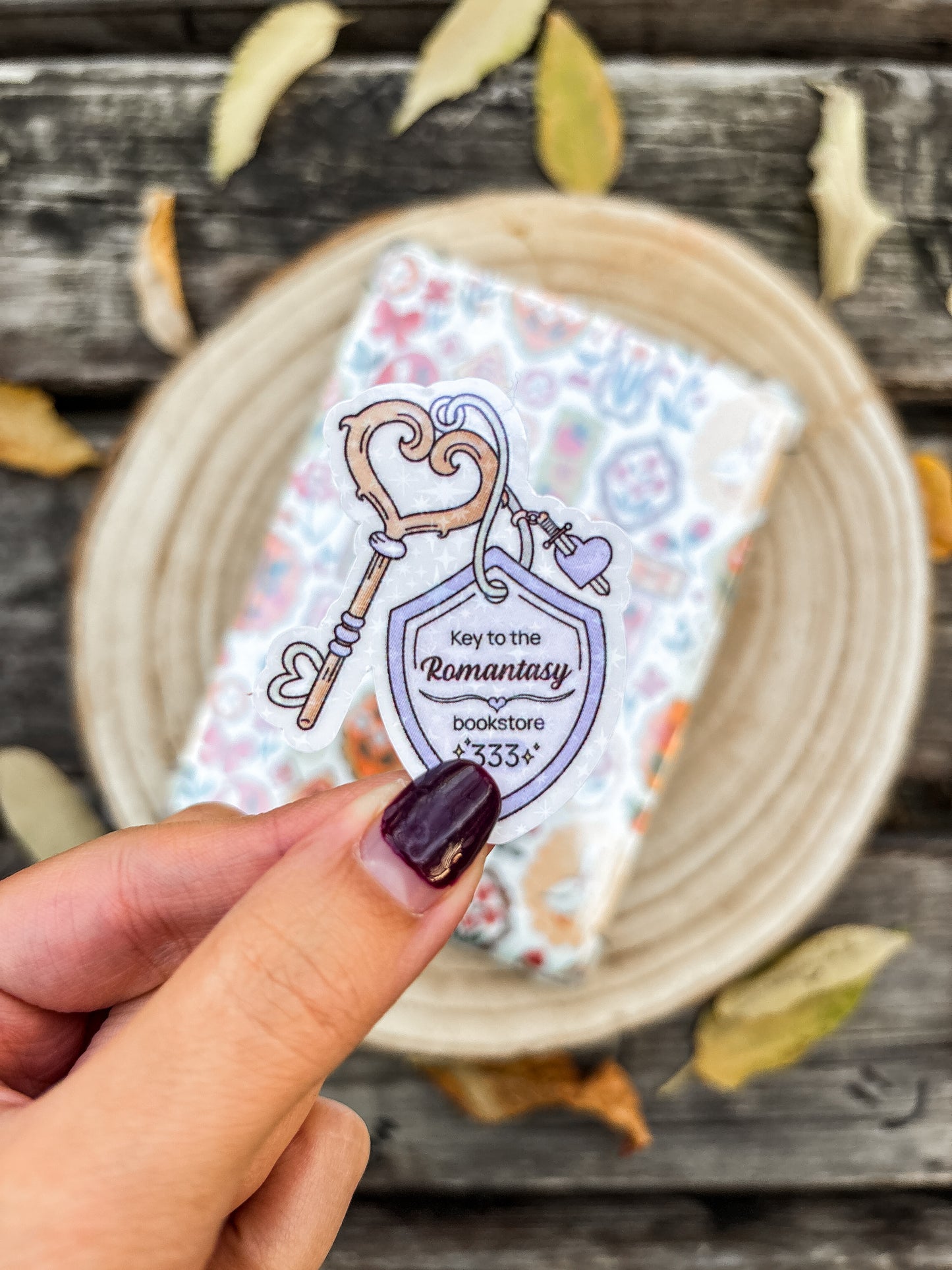 Romantasy Key Vinyl Sticker