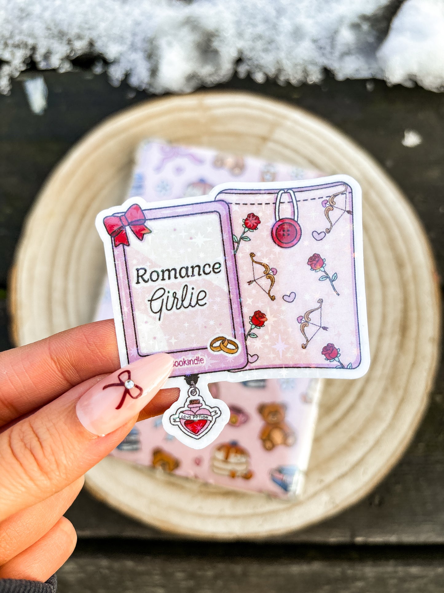 Romance girlie vinyl sticker