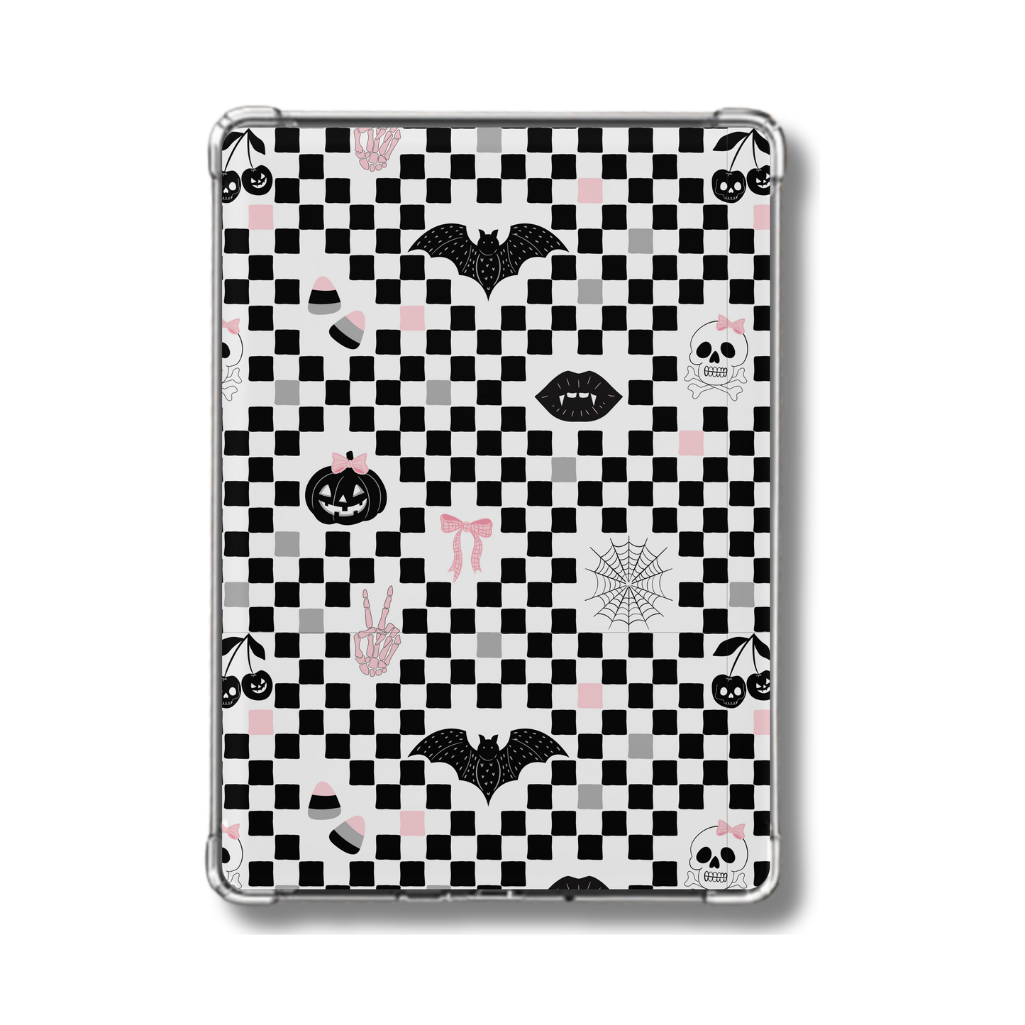 Checkered Halloween Holographic Insert