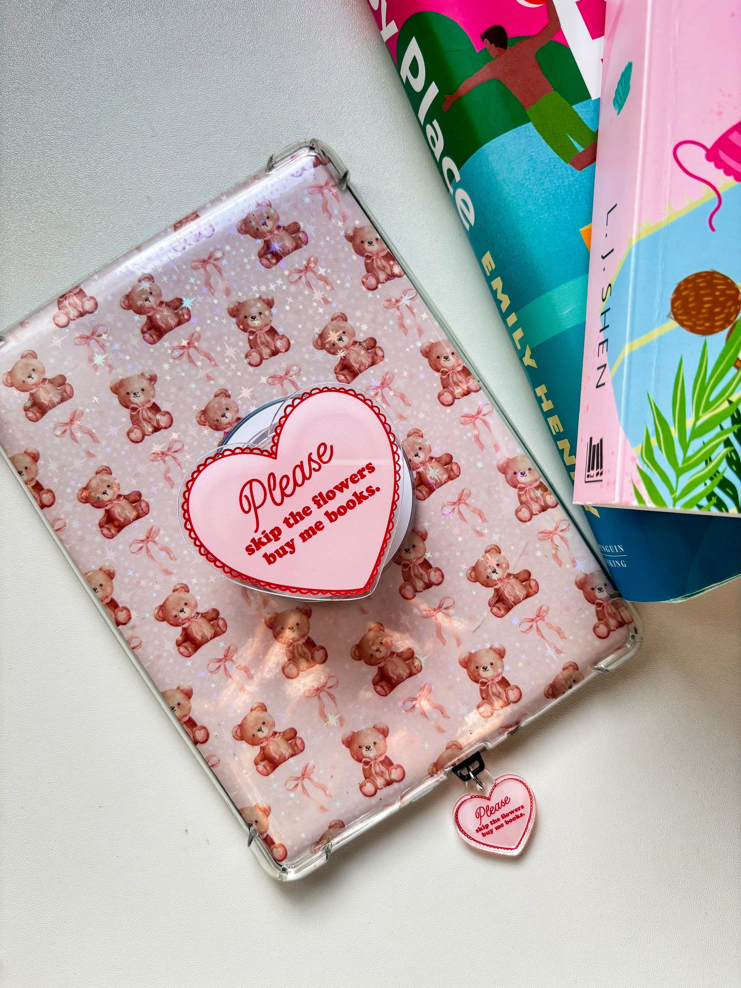 Please skip the flowers buy me books Magnetic Grip