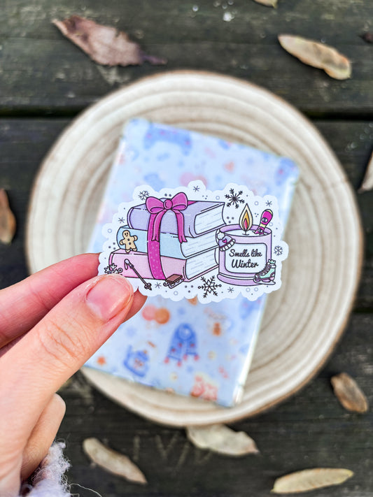 Smells Like Winter Vinyl Sticker