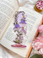 Fairy garden Die-cut bookmark bookish gift