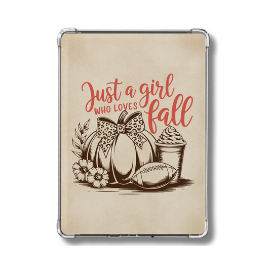 Cozy Fall Girl Holographic Insert