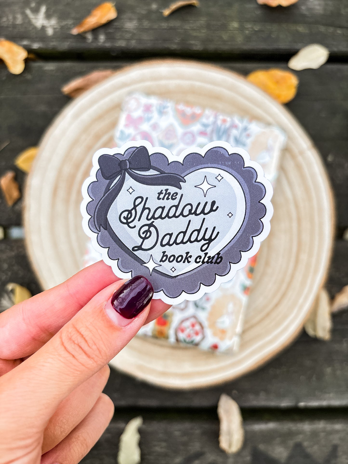 Shadow Daddy Book Club Vinyl Sticker