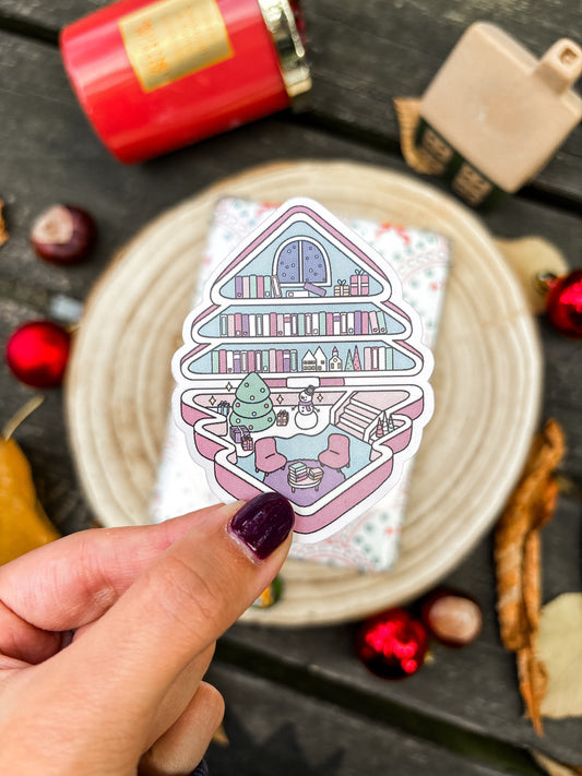 WInter Polly Pocket Vinyl Sticker