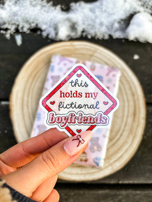 Fictional boyfriend Vinyl sticker