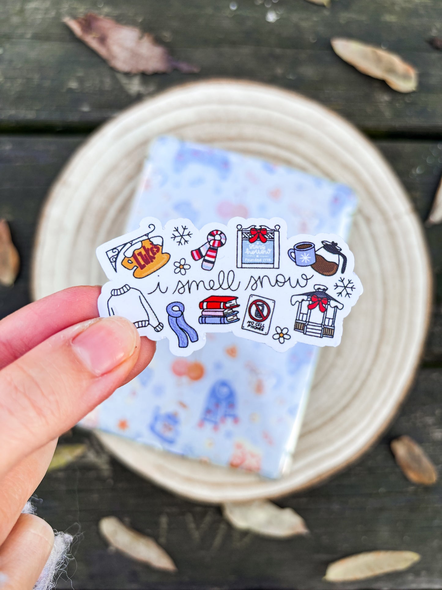 I smell Snow Vinyl Sticker