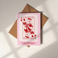 Bookish greeting card• Queen of books