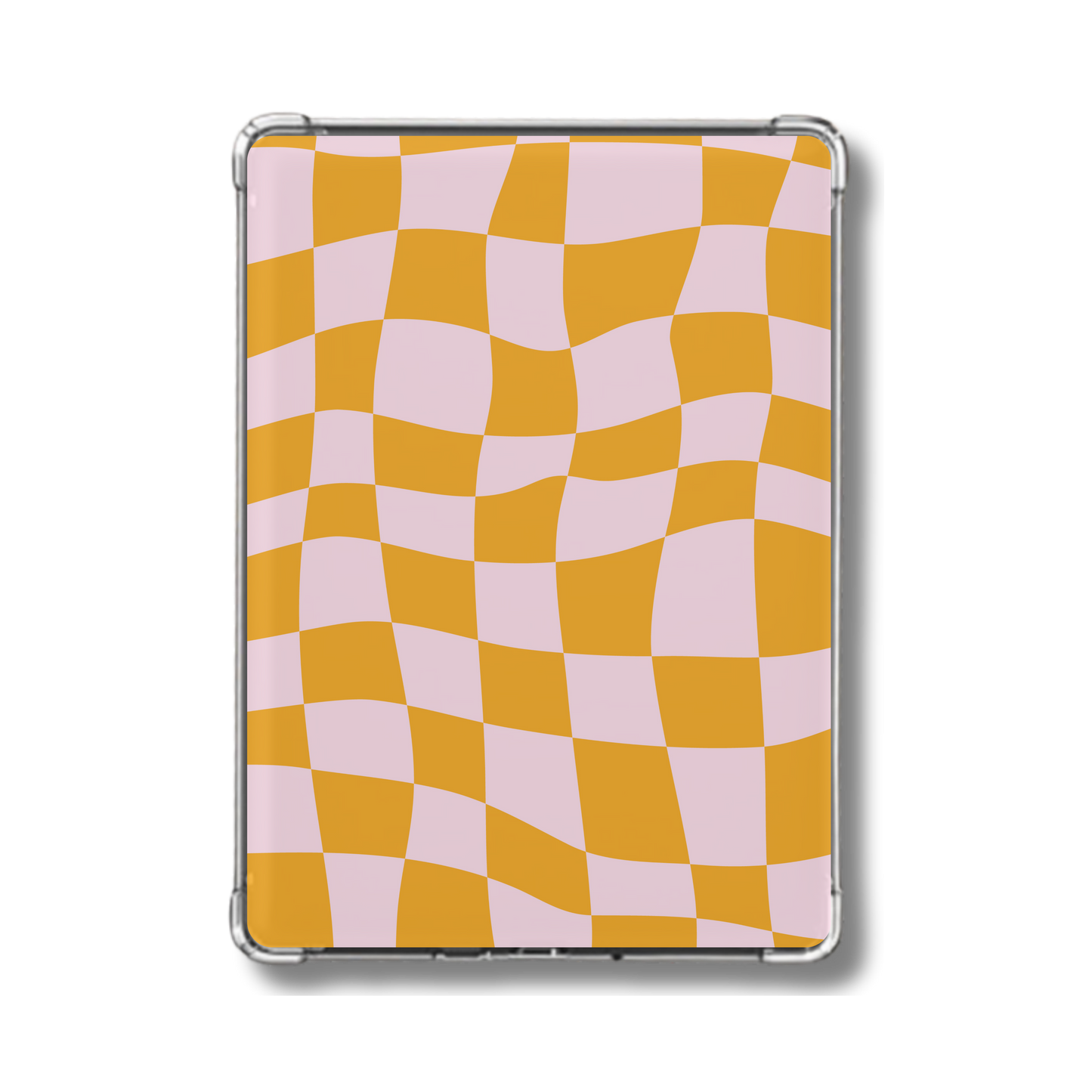 Checkered Orange Holographic Insert