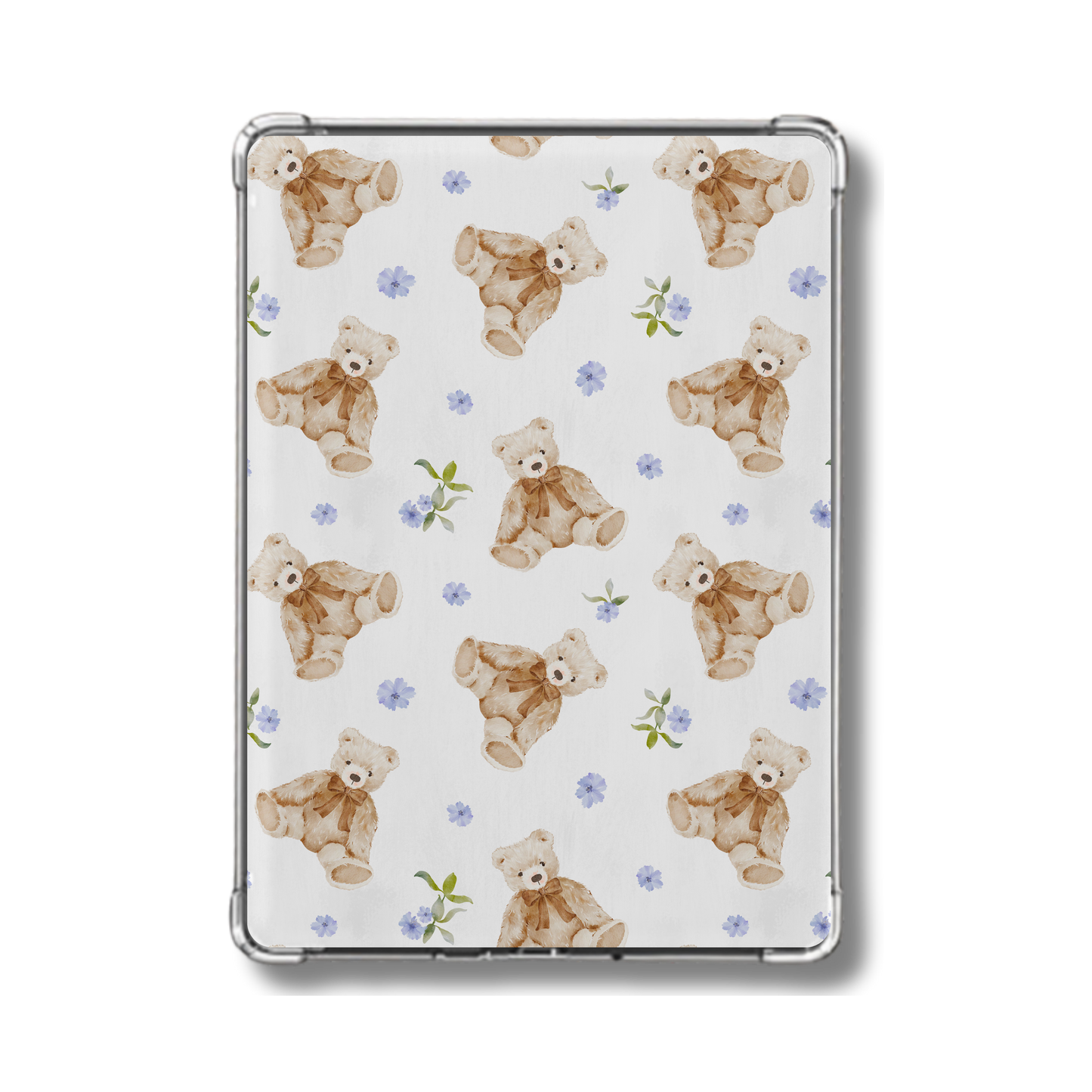 Watercolor Teddy Bear Holographic Insert