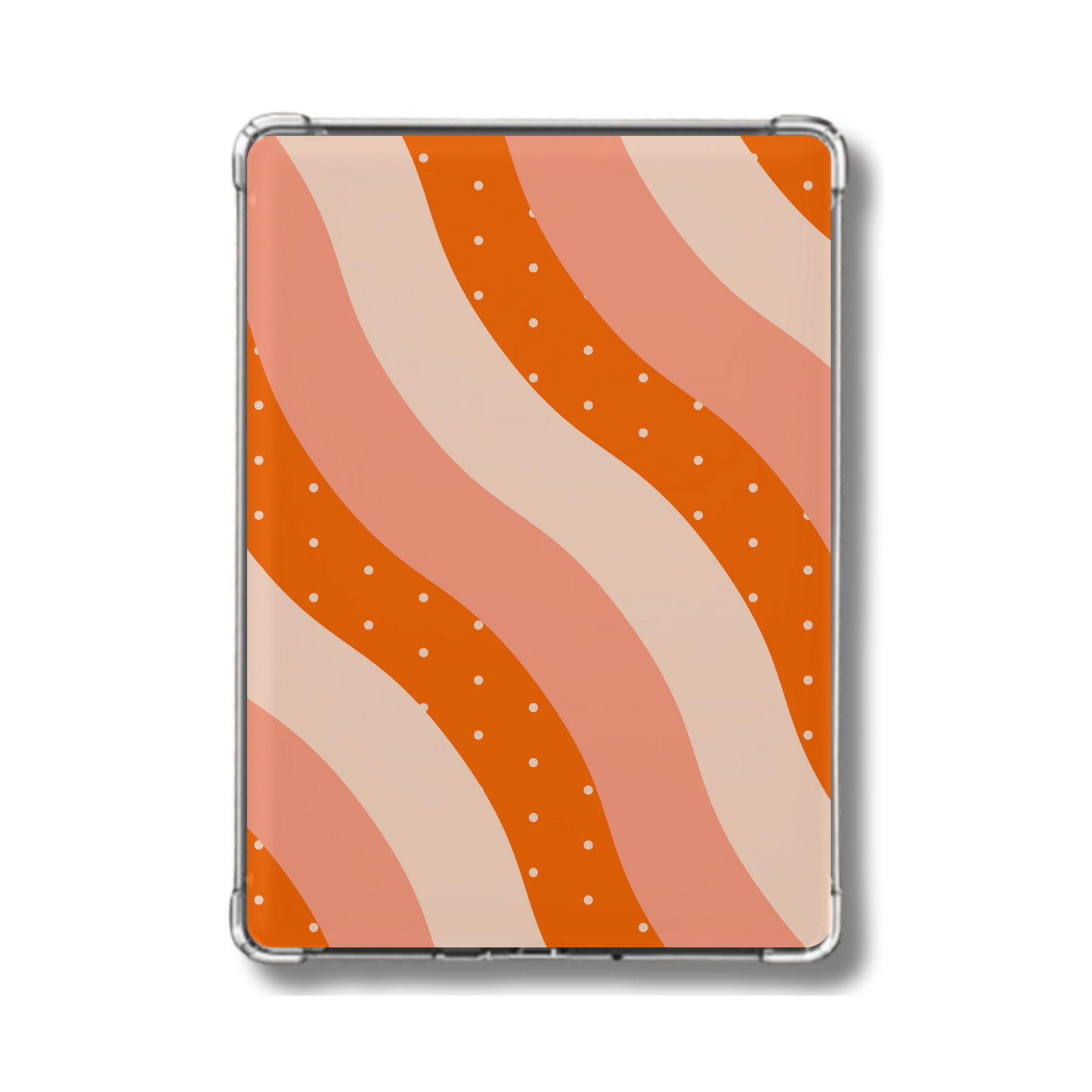 Orange Wavy Holographic Insert