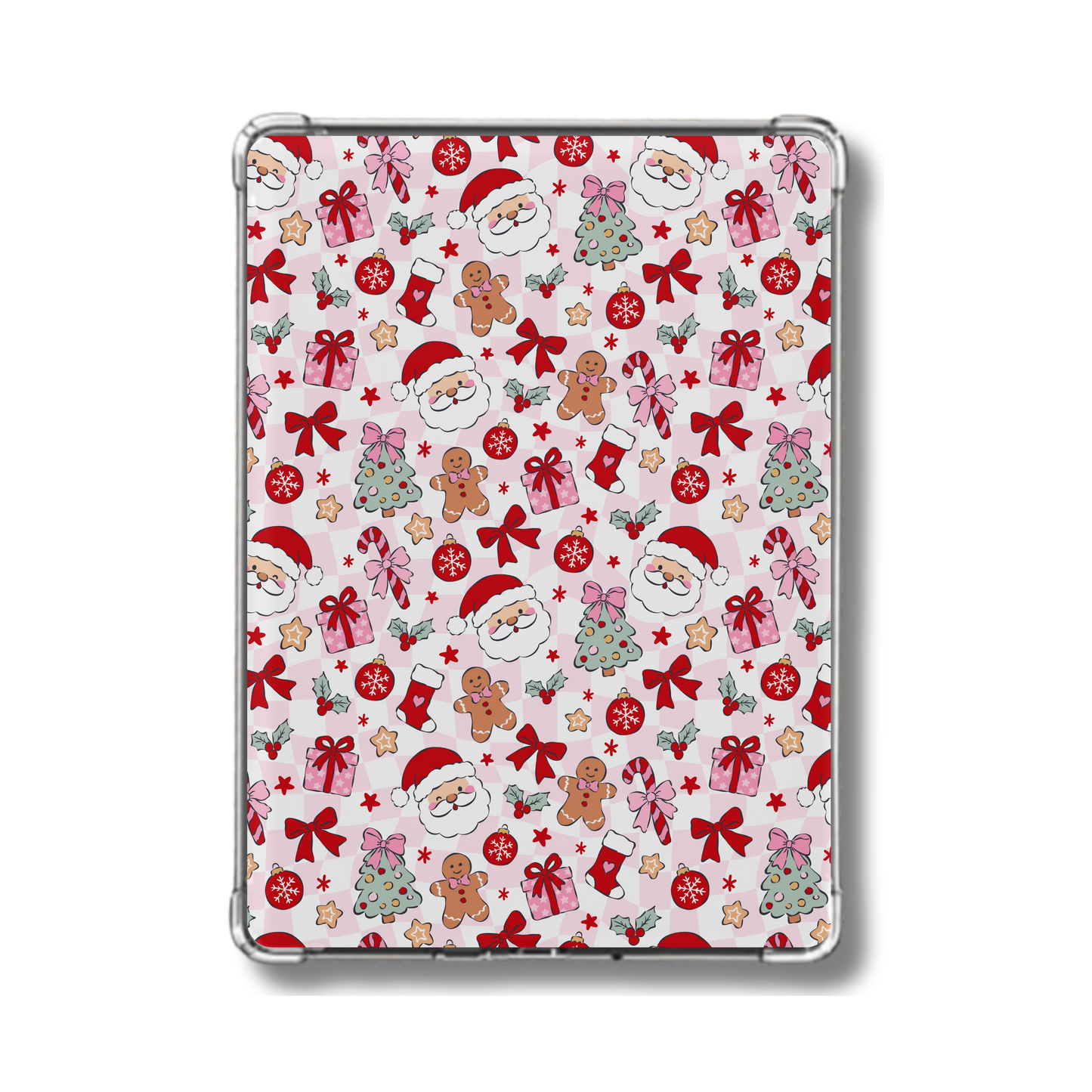 Cozy Santa Holographic Insert Christmas Insert for Kindle