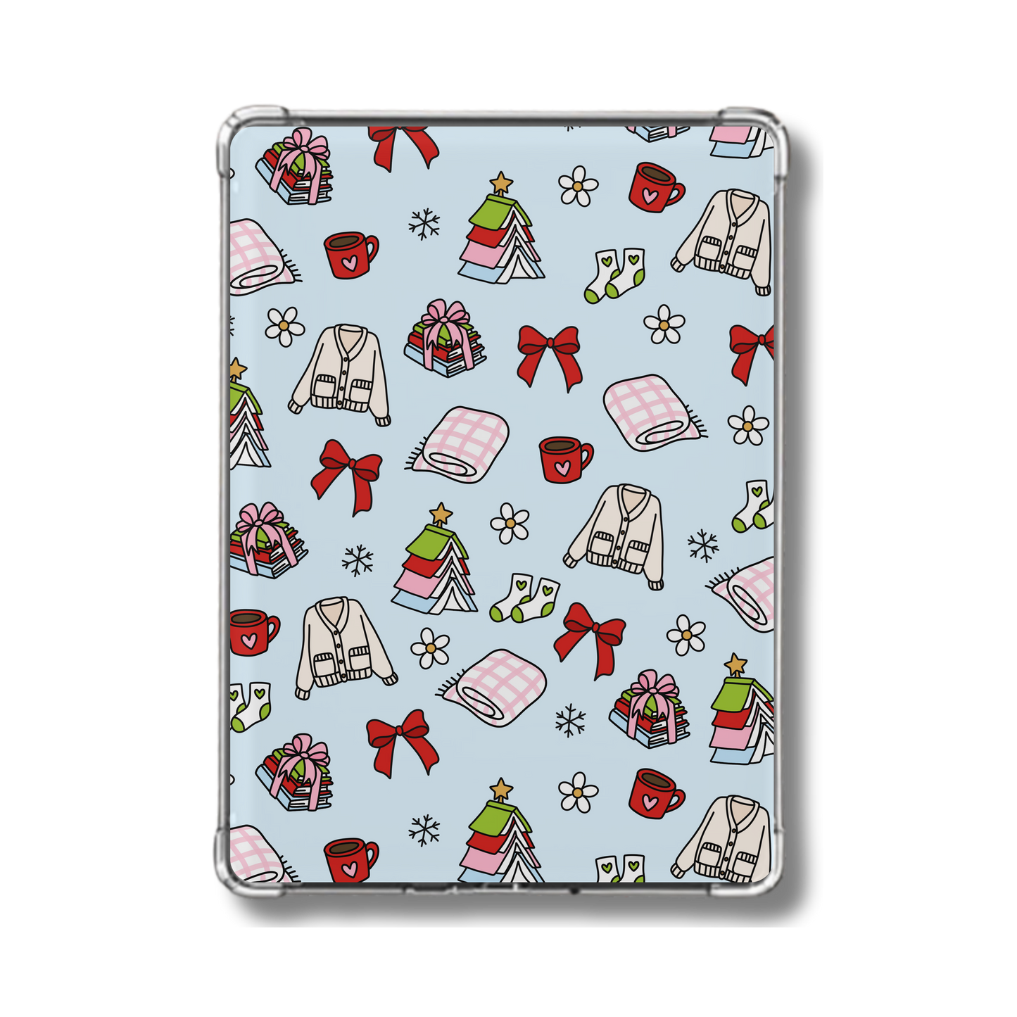 Winter Coquette Holographic Insert Cozy Insert for Kindle