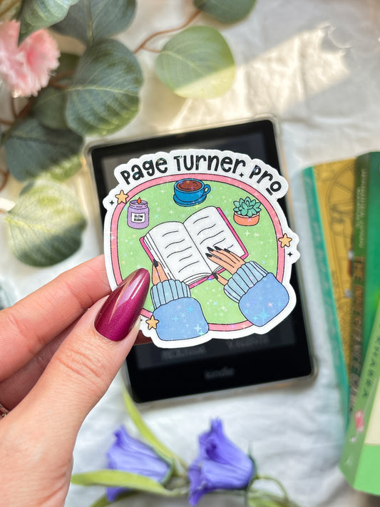Page turner pro Vinyl Sticker