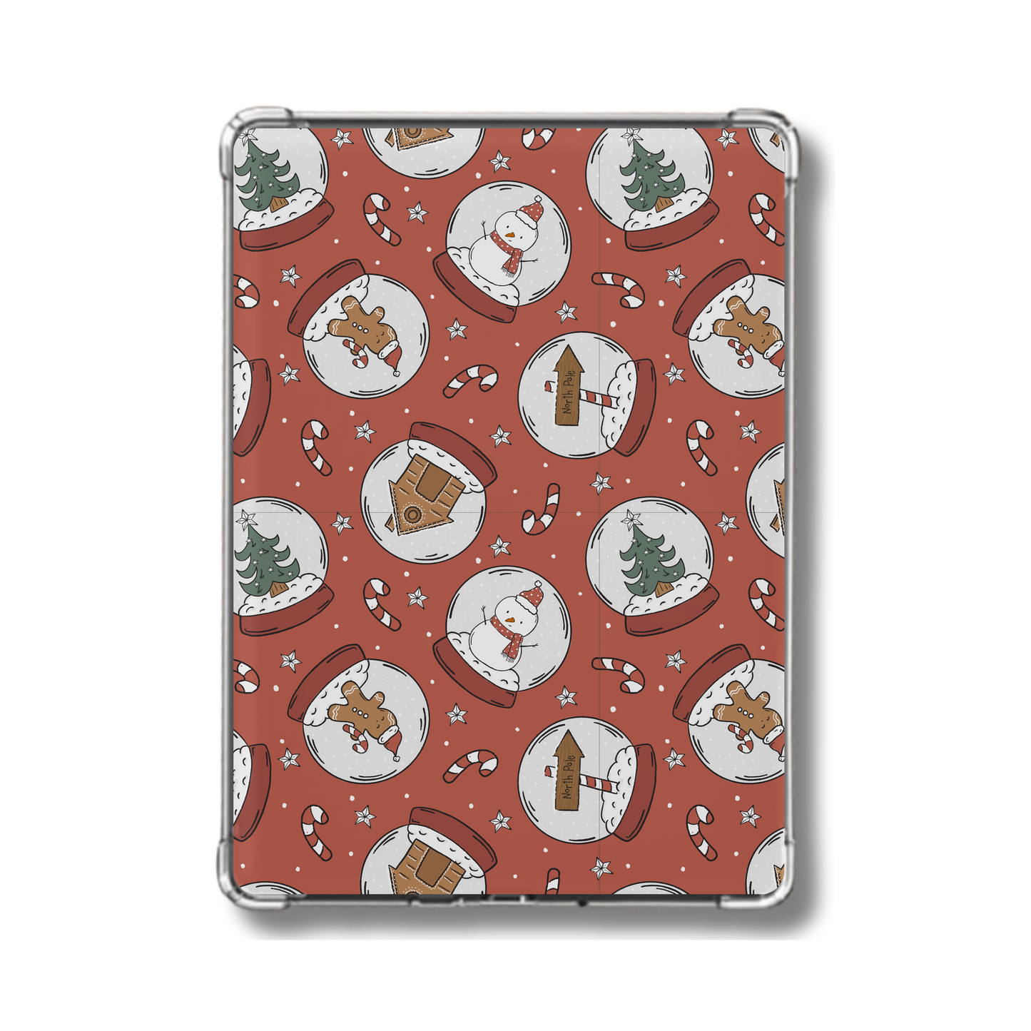 Christmas Snow Globes Holographic Insert