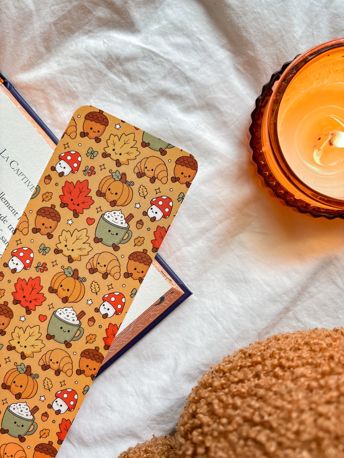Fall Jellycats bookmark