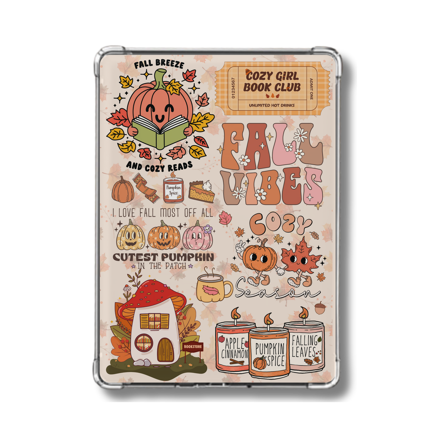 Cozy Fall Holographic Insert