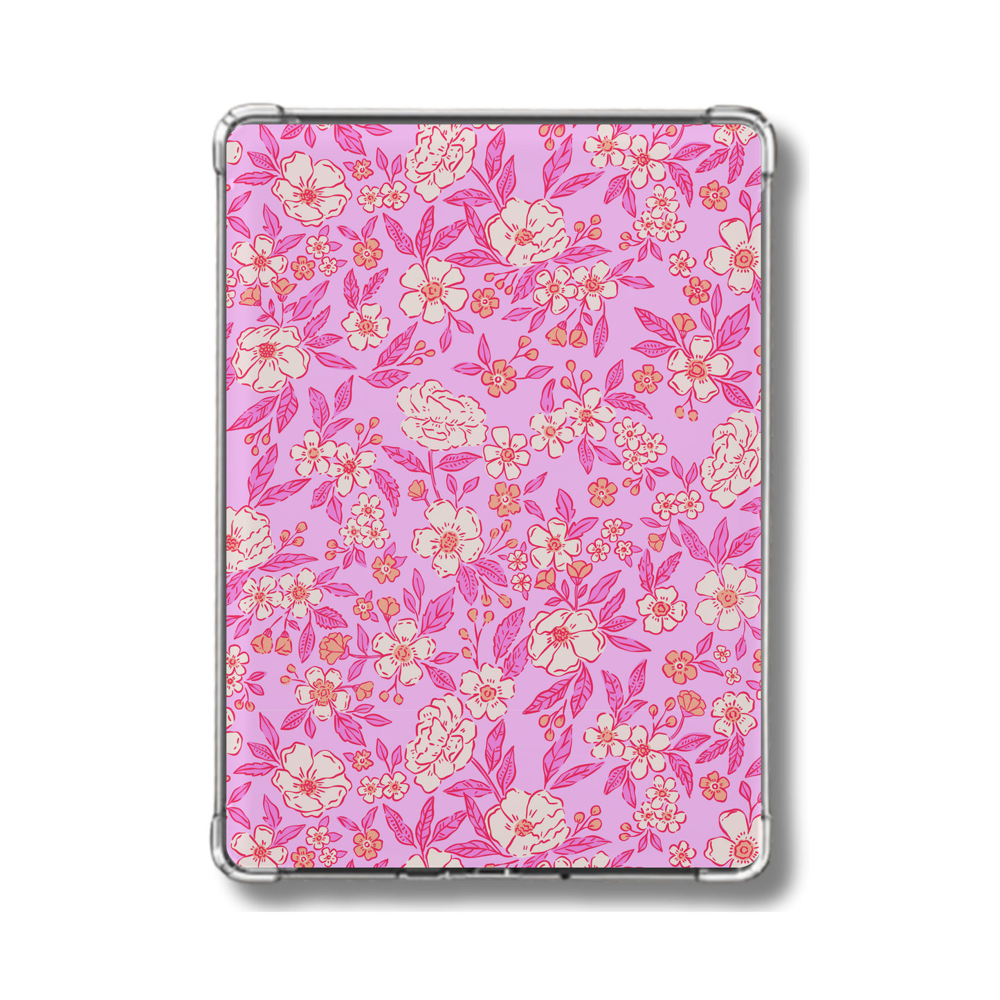 Pink and lilac Floral Holographic Insert