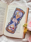 Late night reader Die-cut bookmark bookish gift