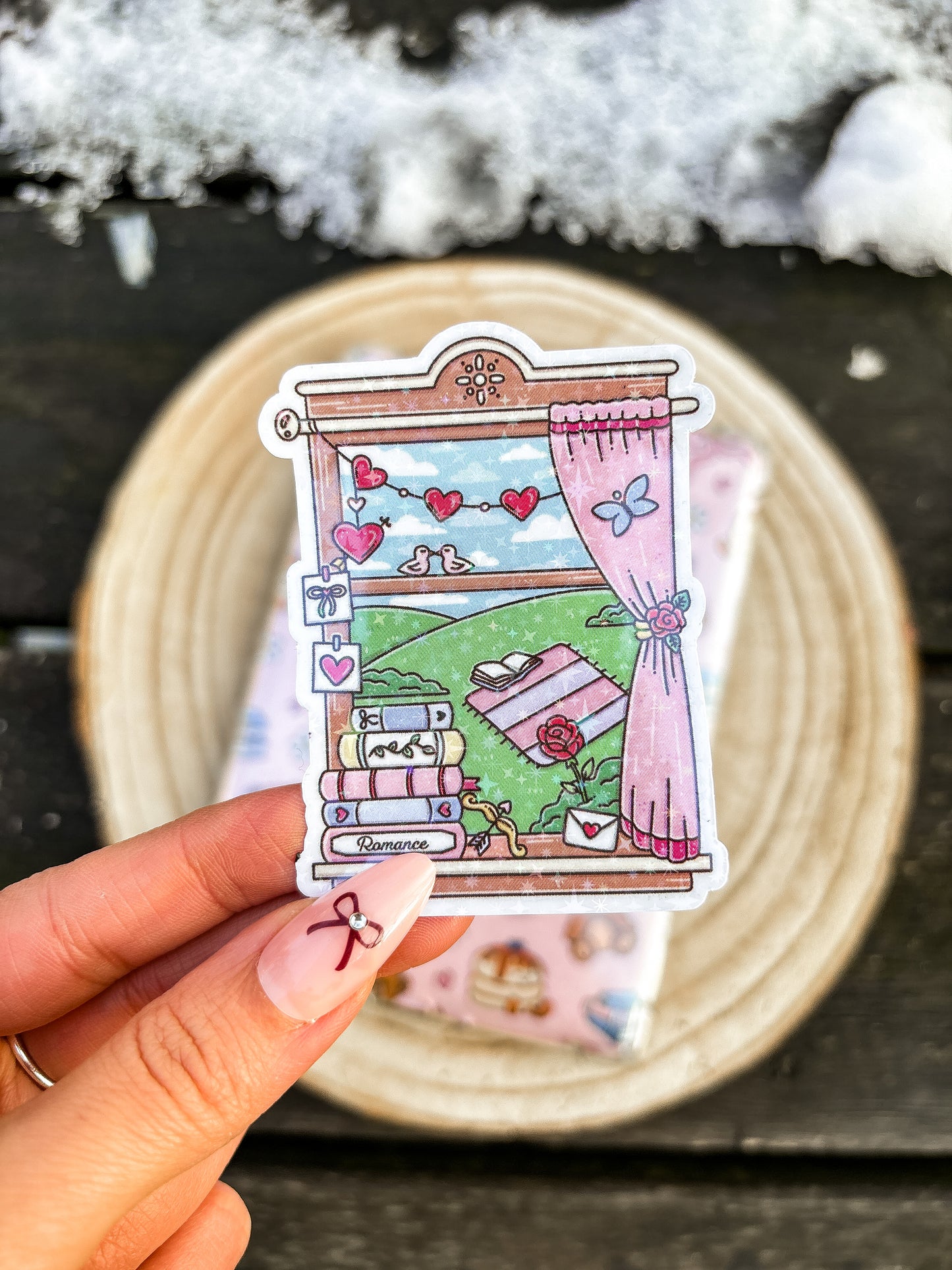 Romance window Vinyl sticker