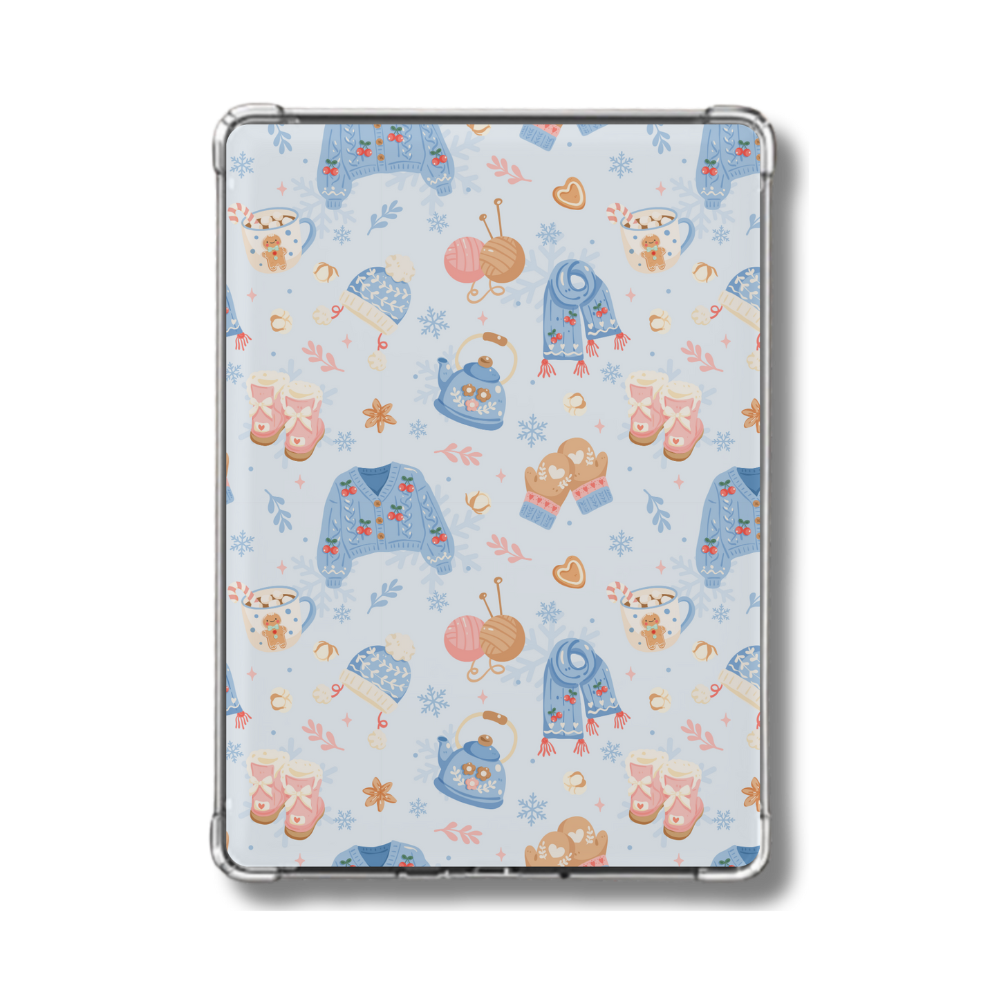 Cozy Blue Winter Holographic Insert