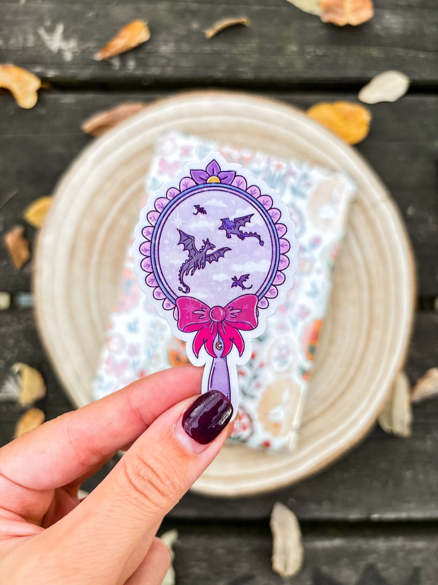 Fantasy Mirror Vinyl Sticker