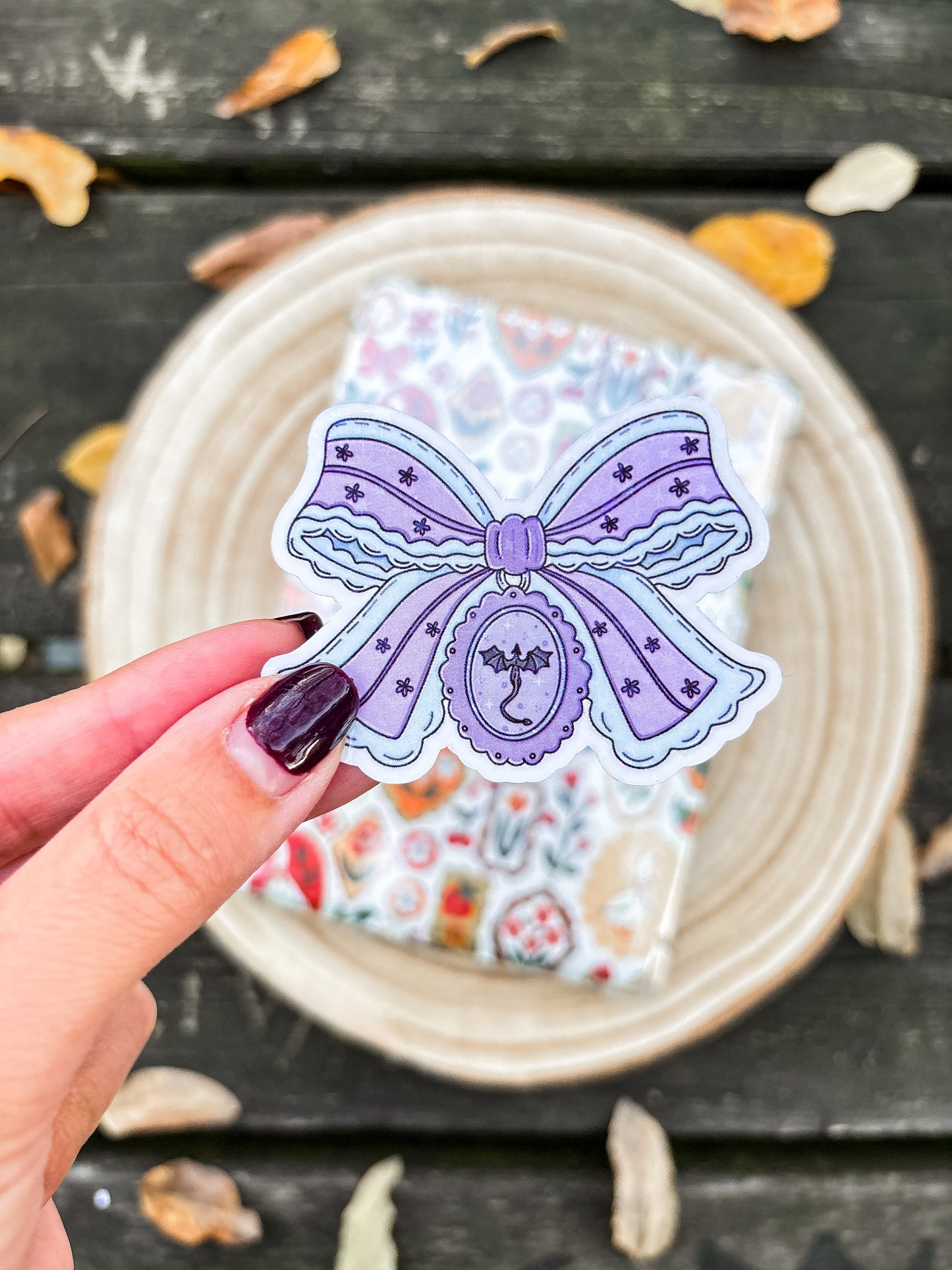 Fantasy Bow Vinyl Sticker