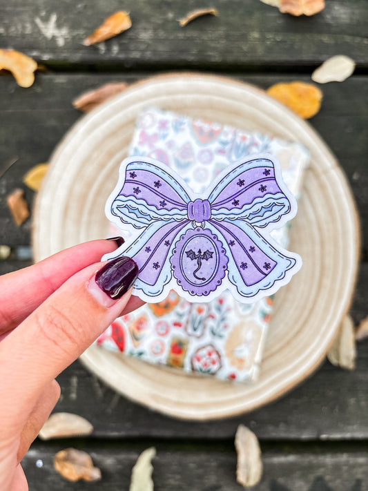 Fantasy Bow Vinyl Sticker