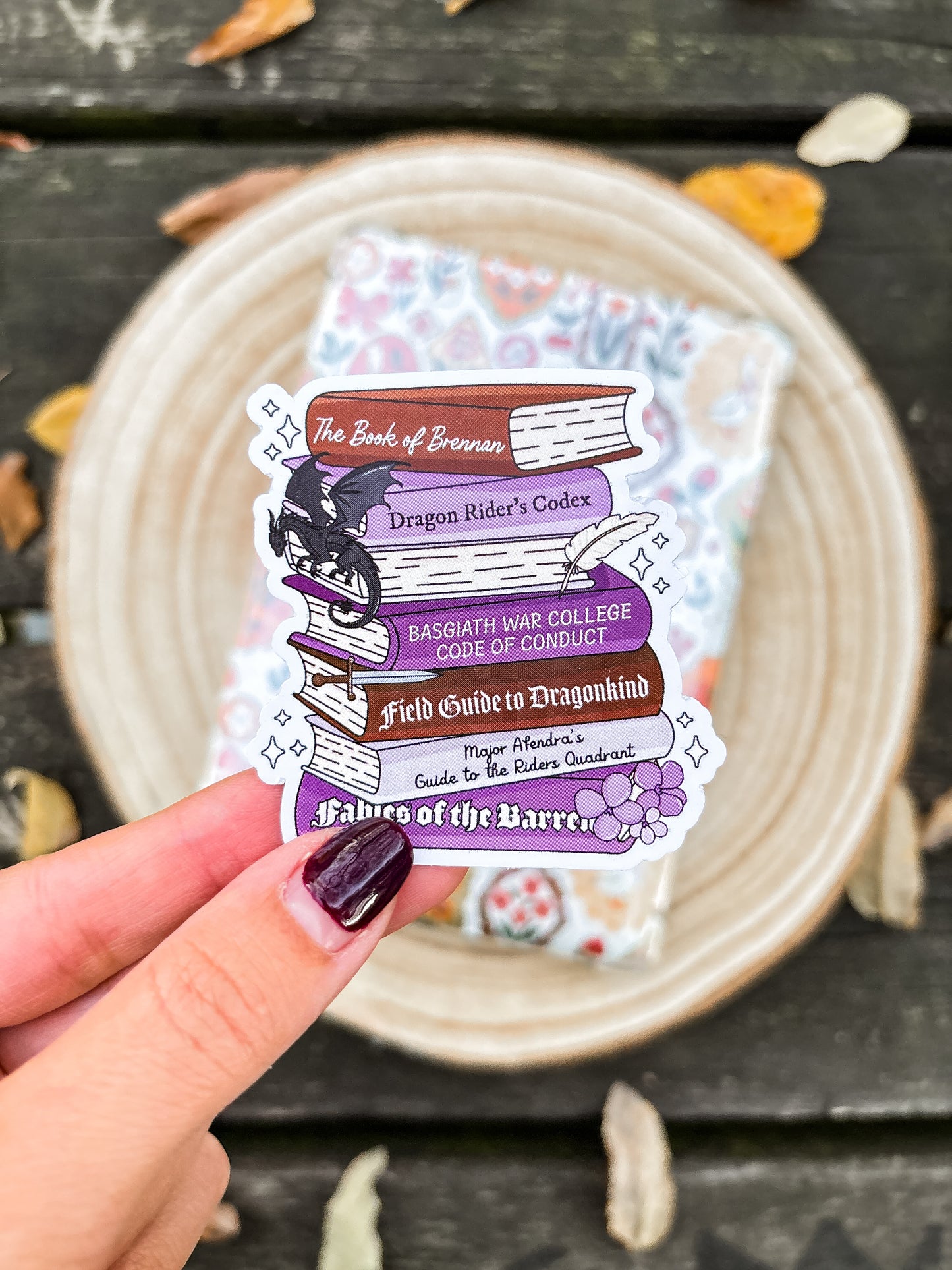 Fantasy Books Vinyl Sticker