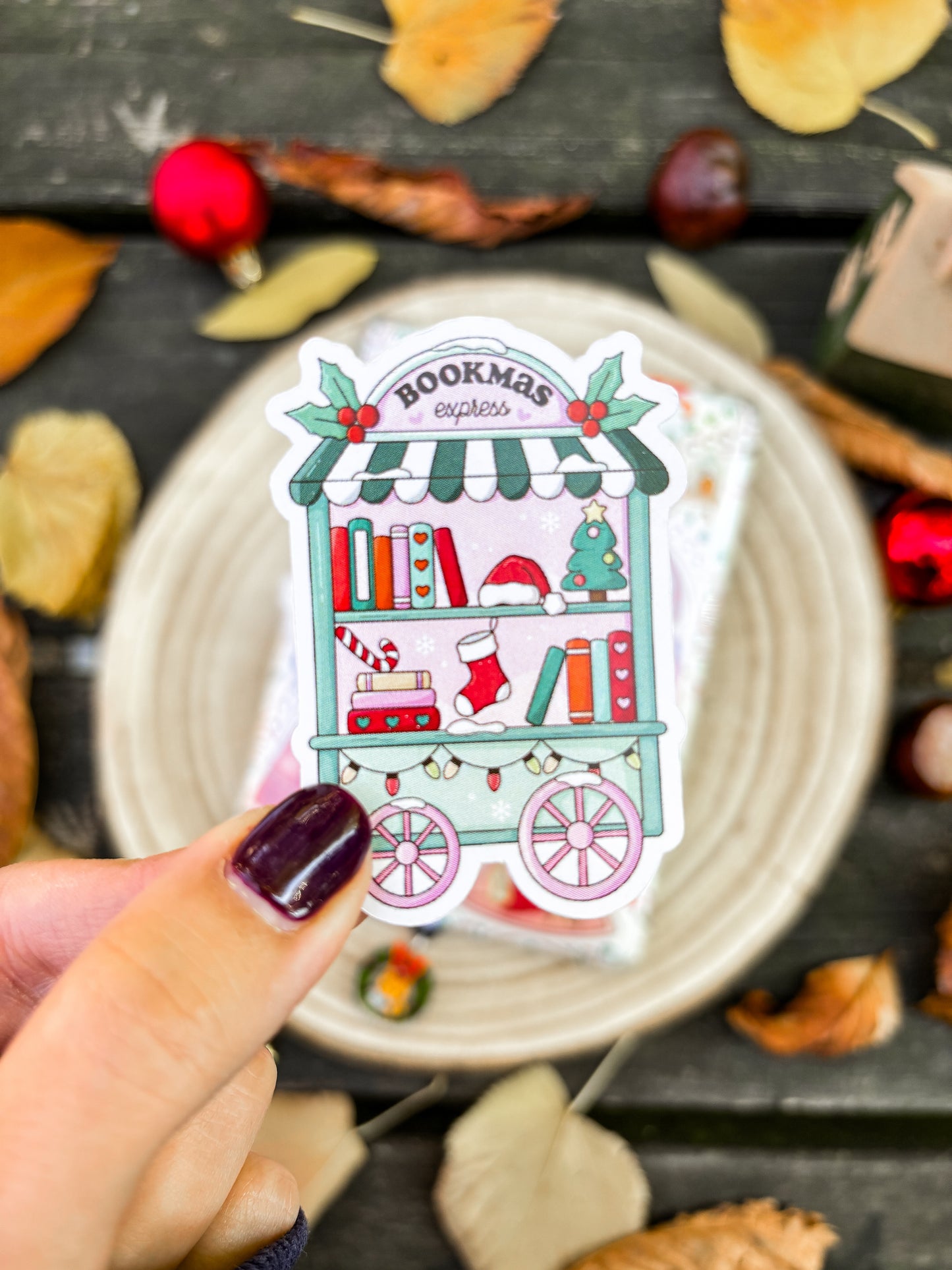 Bookmas Express Vinyl Sticker