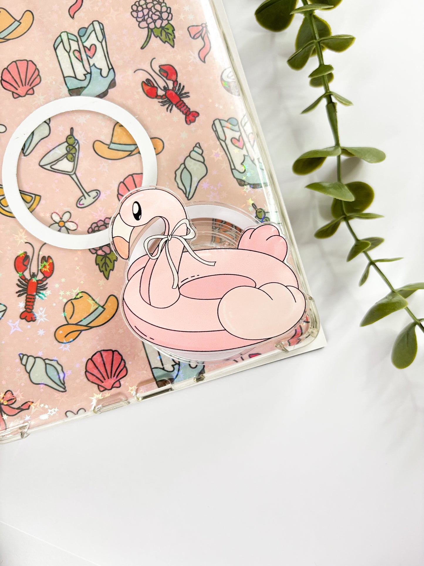 Summer Flamingo Magnetic Grip