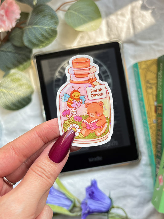 Bookish garden Vinyl Sticker