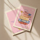 Bookish greeting card• to all the beautiful chapters ahead